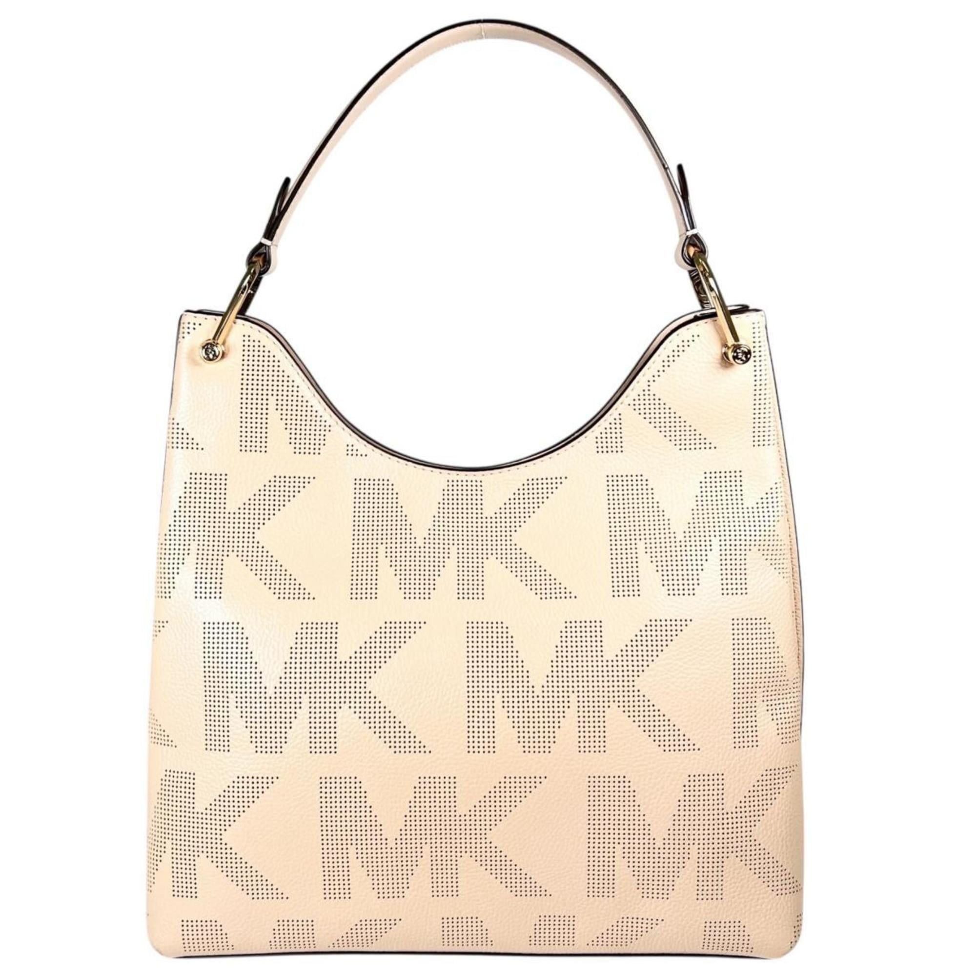 Michael Kors Michael Kors Joan Slouchy Leather Tote Bag, Size 35T1GV9L3L, Beige Size ONE SIZE - 3 Thumbnail