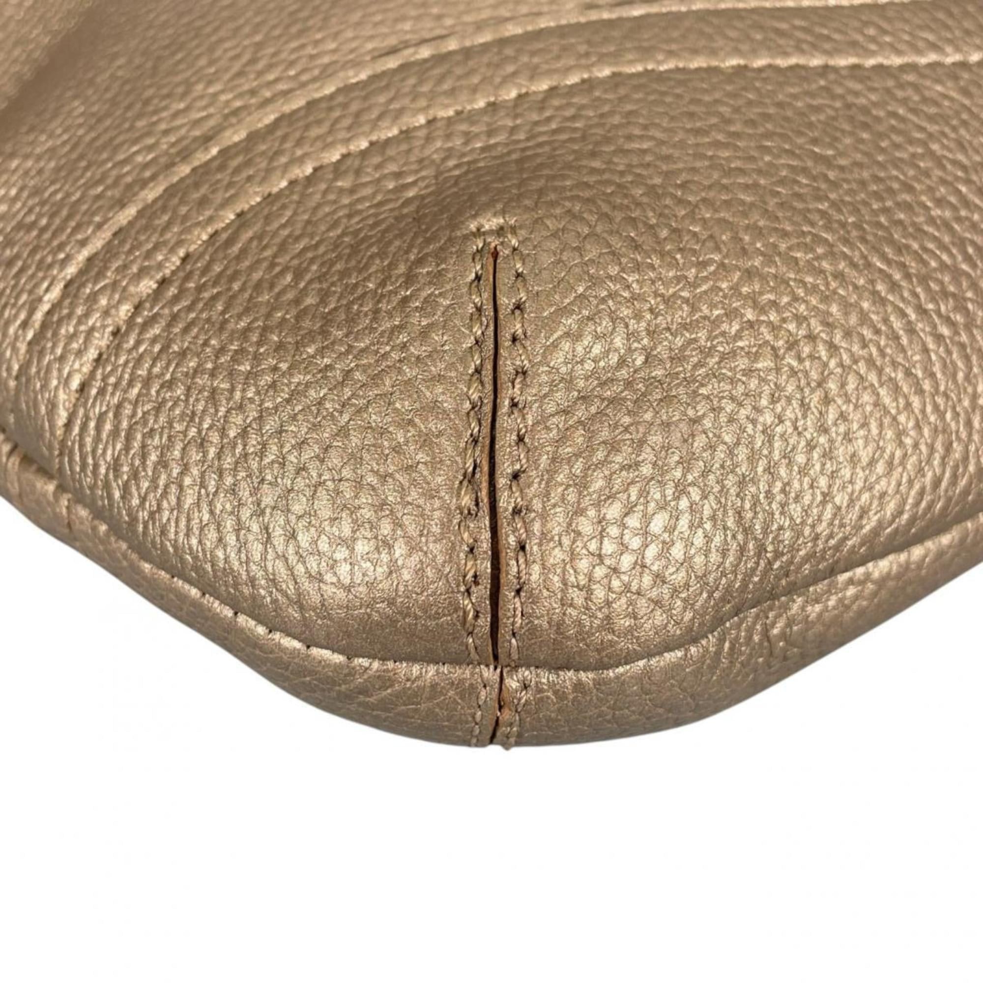 Coach Coach Shoulder Bag Duffle Soho Glovetanned Leather F16514 Gold Size ONE SIZE - 8 Thumbnail