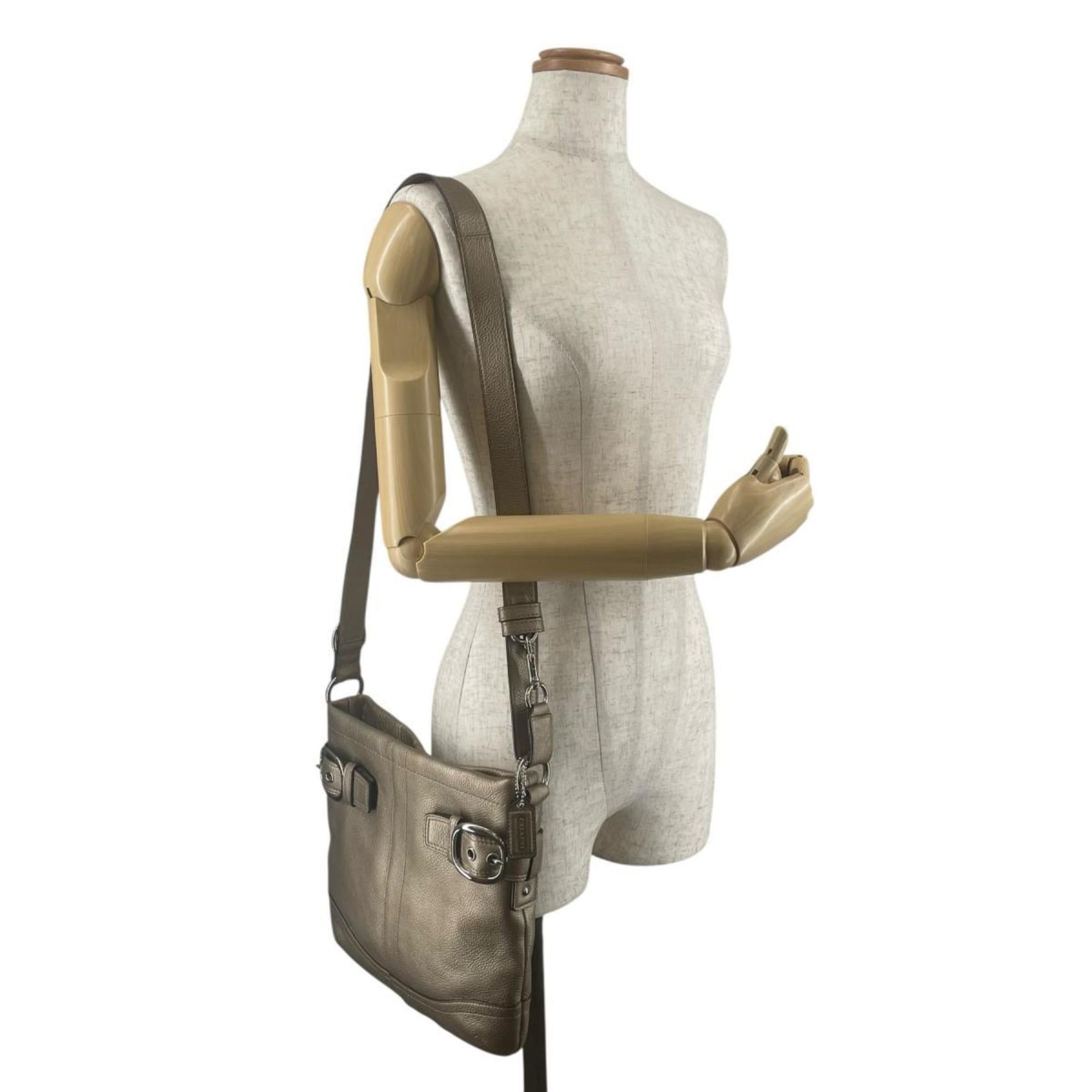 Coach Coach Shoulder Bag Duffle Soho Glovetanned Leather F16514 Gold Size ONE SIZE - 18 Thumbnail