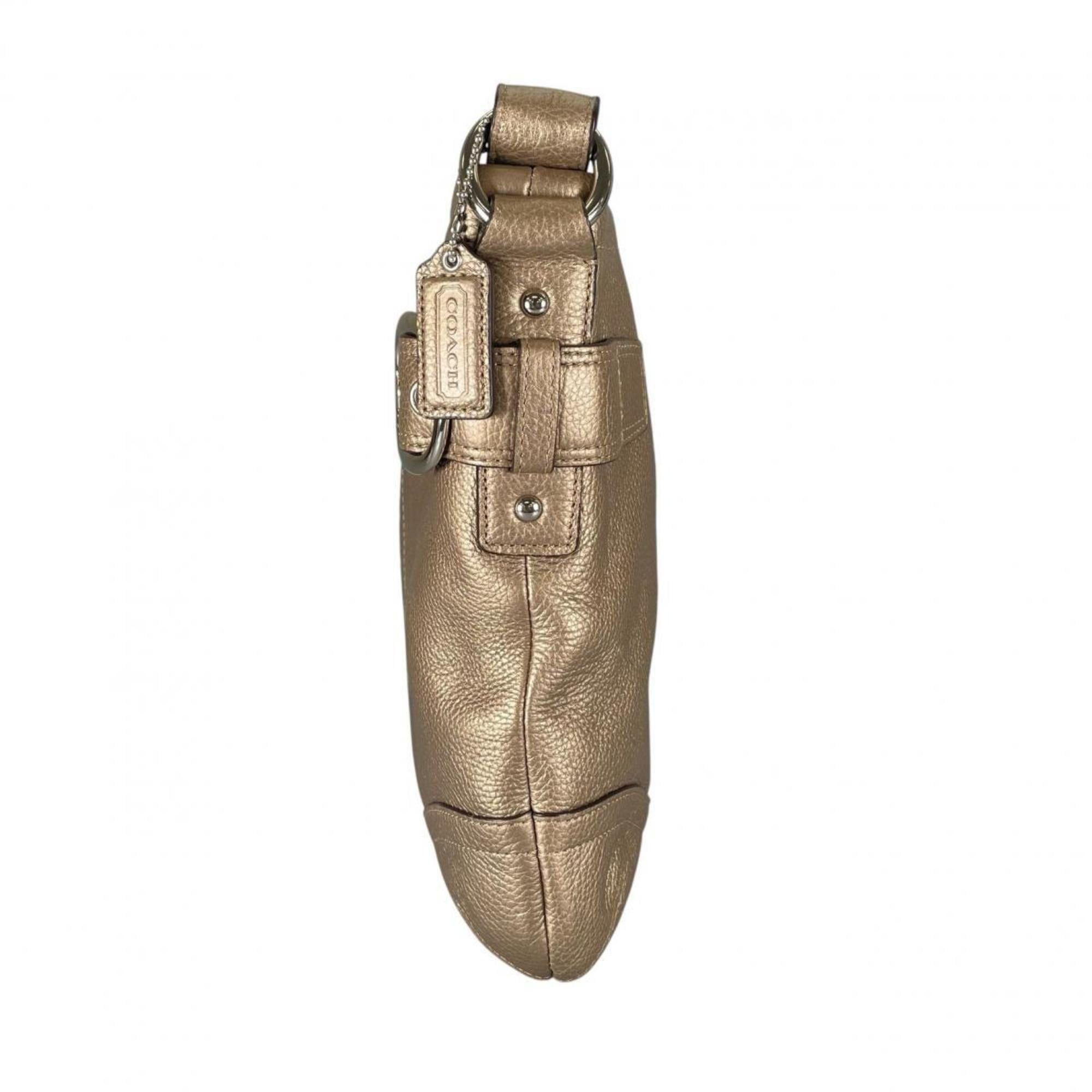 Coach Coach Shoulder Bag Duffle Soho Glovetanned Leather F16514 Gold Size ONE SIZE - 3 Thumbnail
