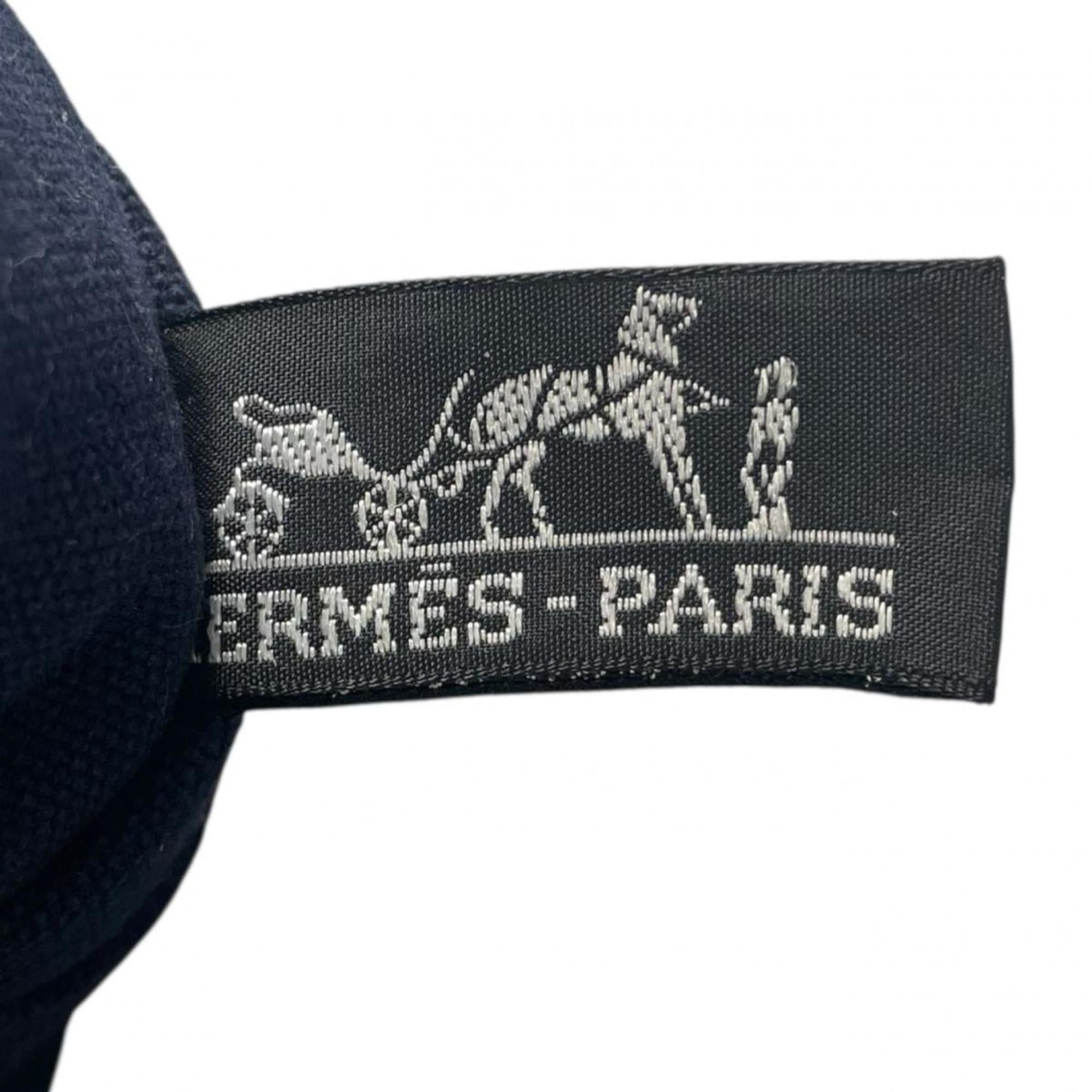 Hermes Hermes Handbag Tote Bag Fourre-Tout PM Canvas Navy Size ONE SIZE - 11 Thumbnail
