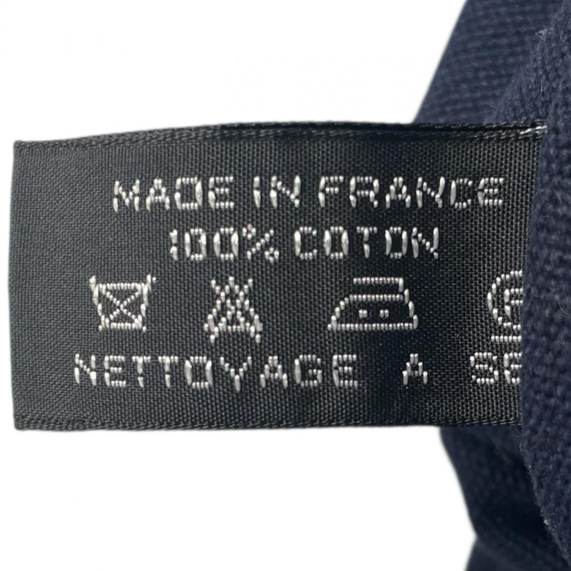 Hermes Hermes Handbag Tote Bag Fourre-Tout PM Canvas Navy Size ONE SIZE - 12 Thumbnail