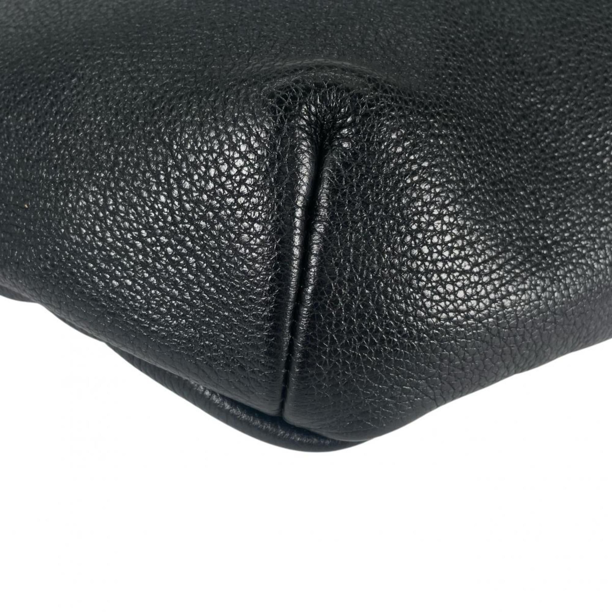 Gucci Gucci Body Bag Small Belt Sherry Line Leather 530412 Black Size ONE SIZE - 12 Thumbnail
