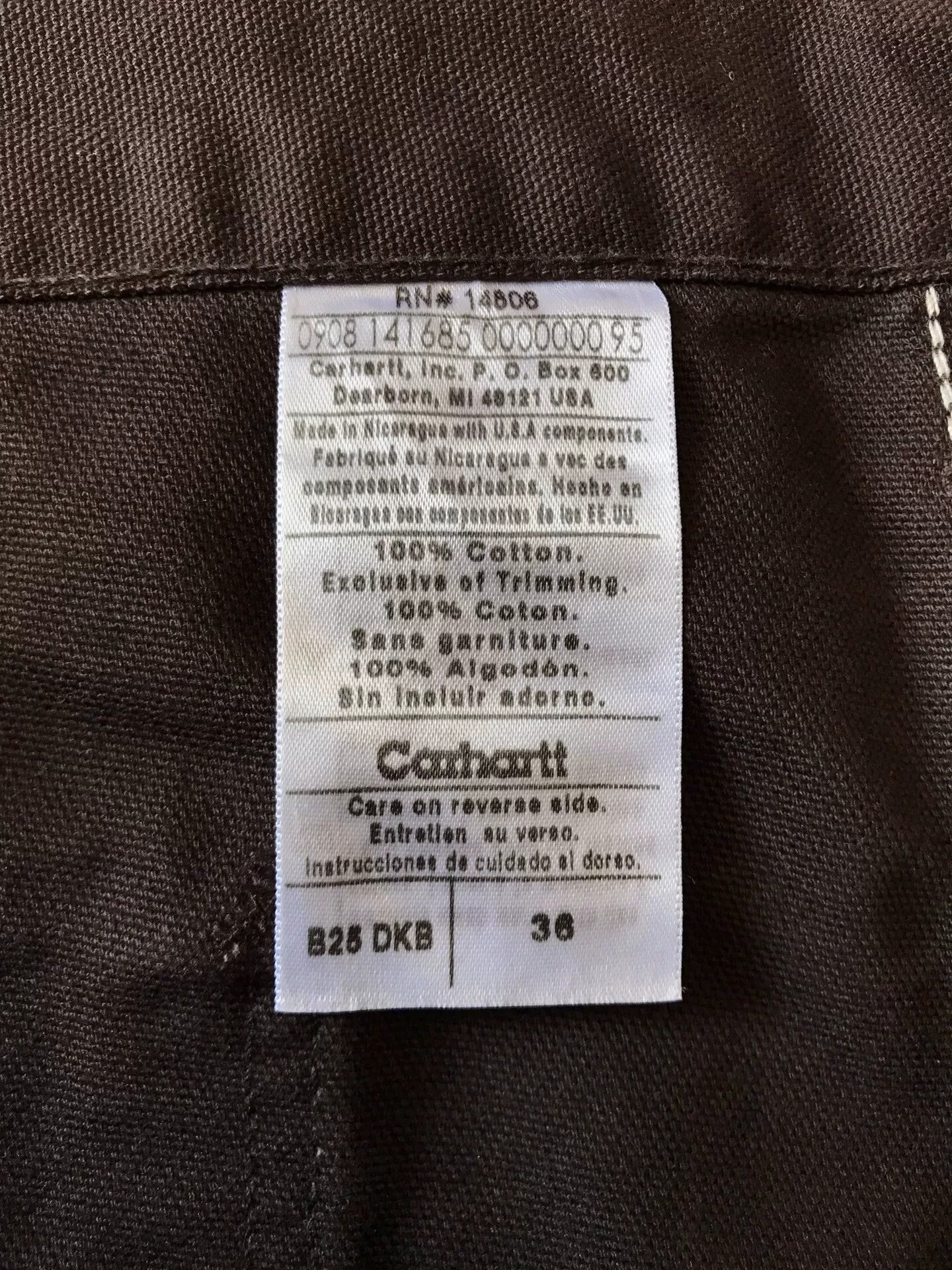 Carhartt Carhartt B25 W36 Work Shorts Size US 36 / EU 52 - 9 Thumbnail
