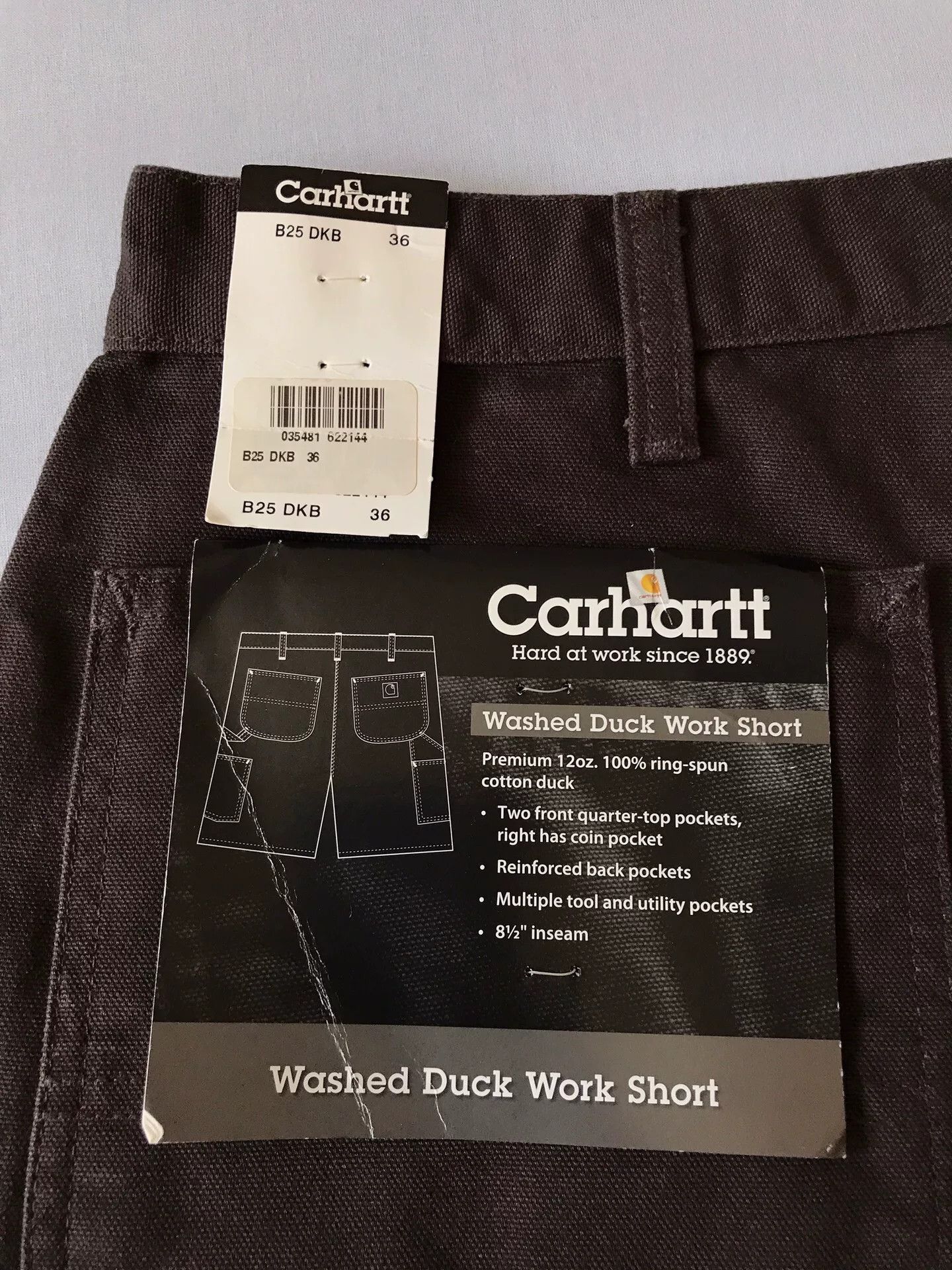 Carhartt Carhartt B25 W36 Work Shorts Size US 36 / EU 52 - 8 Thumbnail