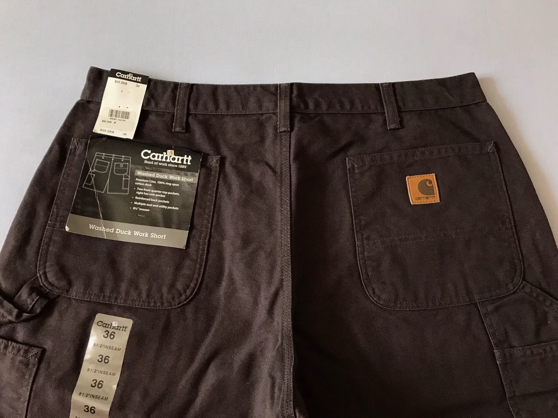 Carhartt Carhartt B25 W36 Work Shorts Size US 36 / EU 52 - 3 Thumbnail