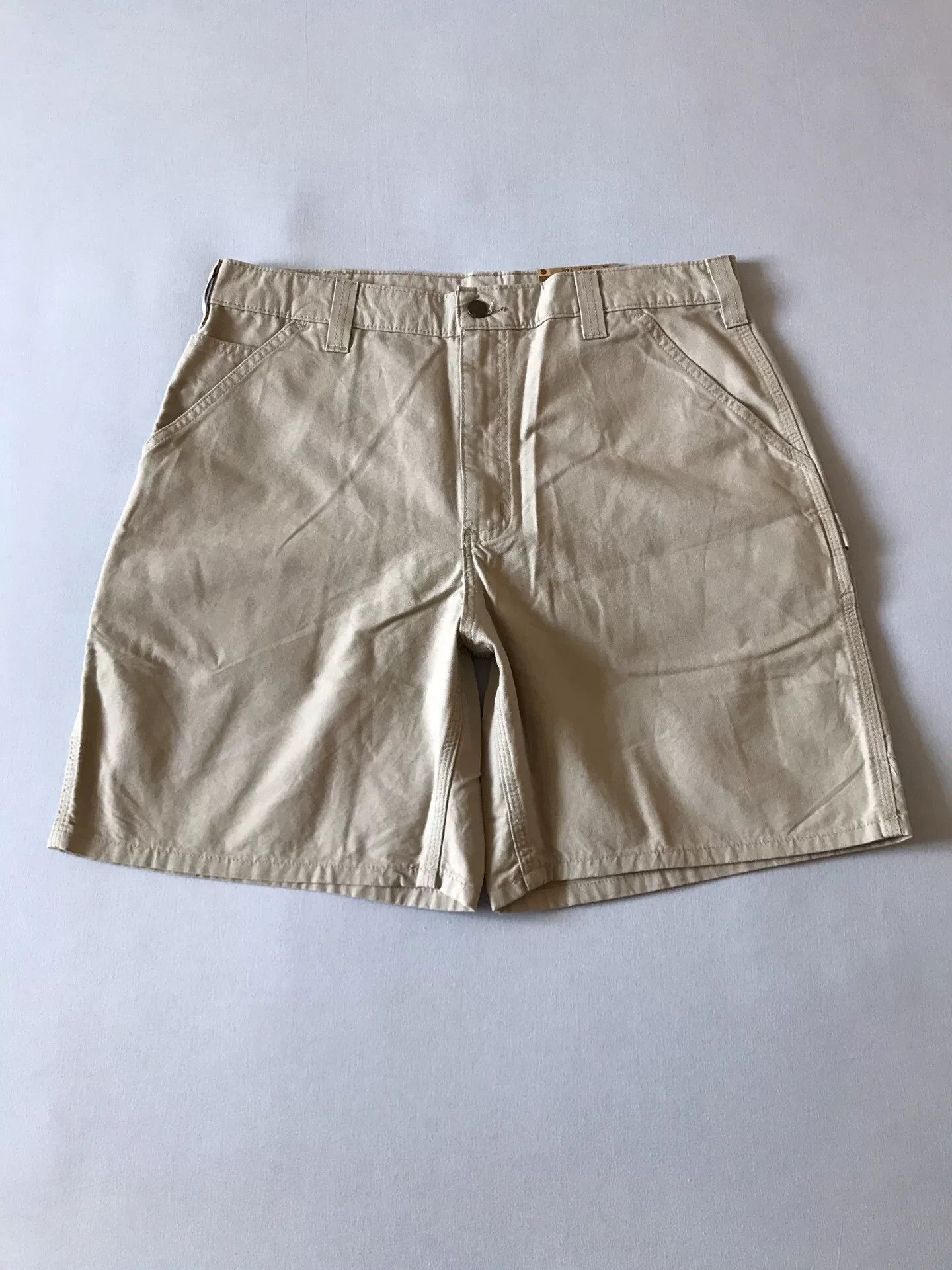 Carhartt Carhartt B144 Tan Work Shorts Size US 36 / EU 52 - 2 Thumbnail