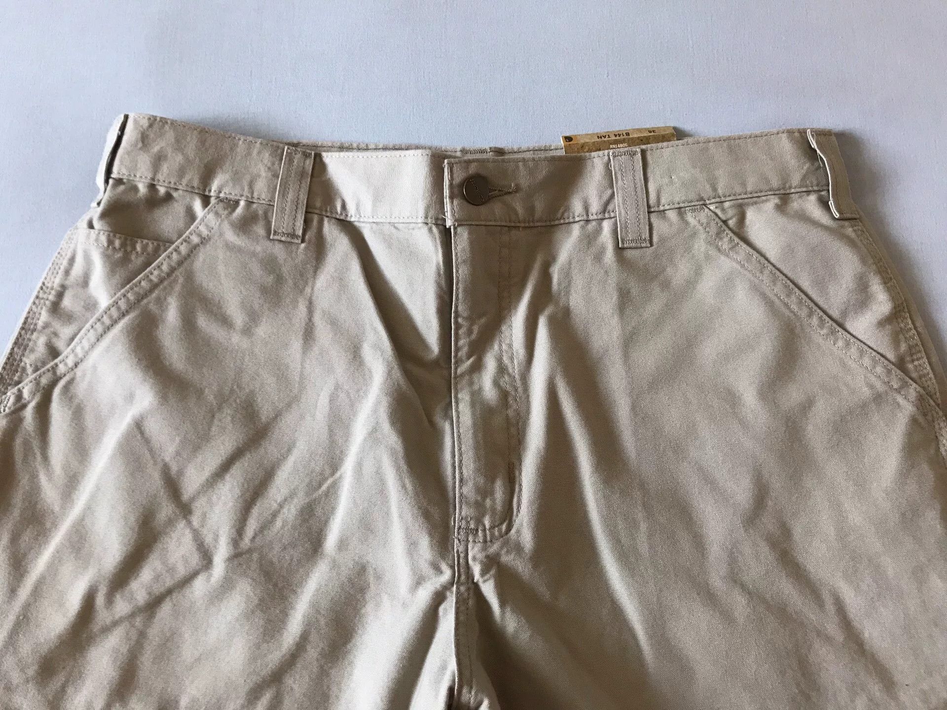 Carhartt Carhartt B144 Tan Work Shorts Size US 36 / EU 52 - 4 Thumbnail