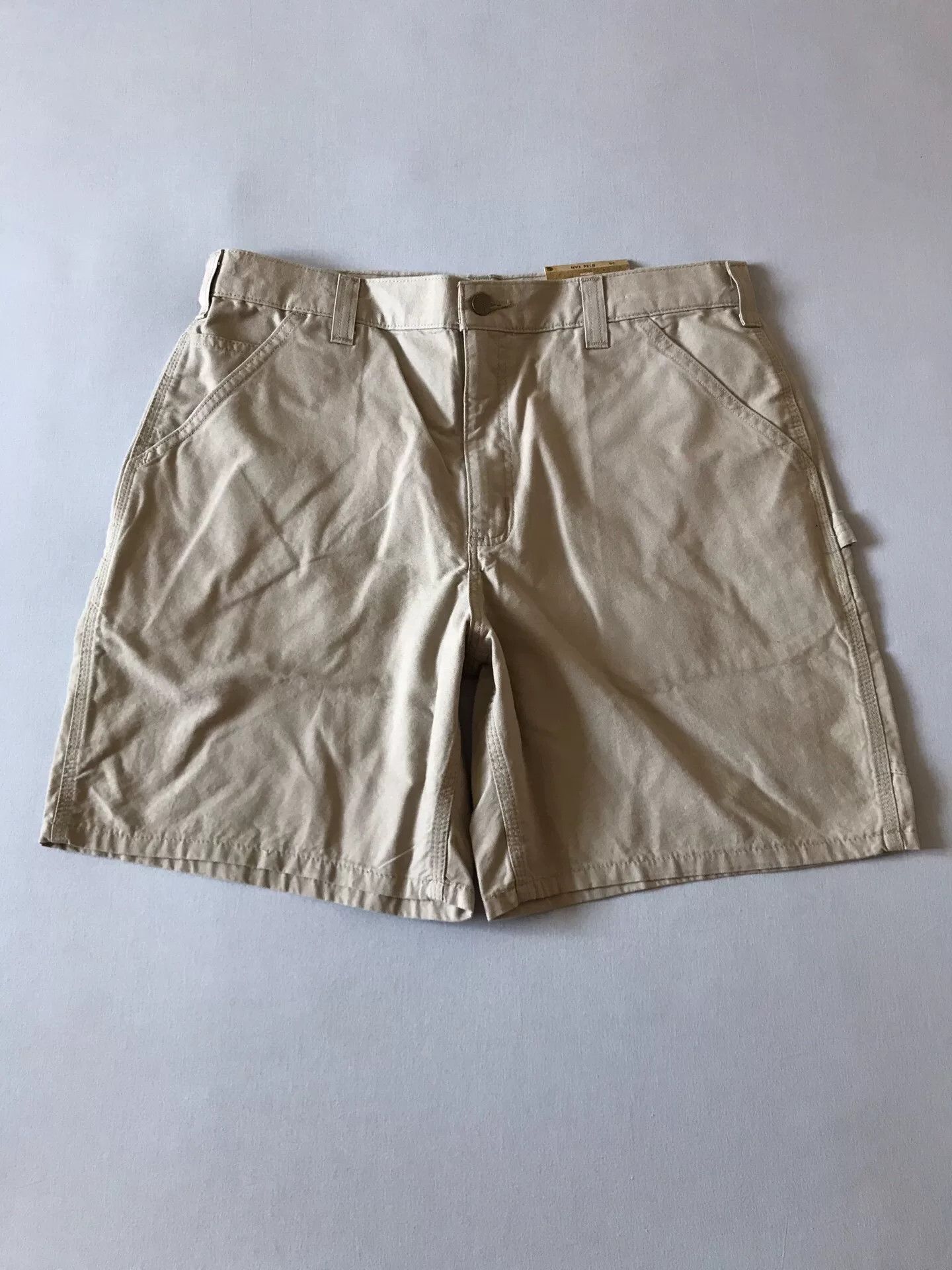 Carhartt Carhartt B144 Tan Work Shorts Size US 36 / EU 52 - 2 Thumbnail