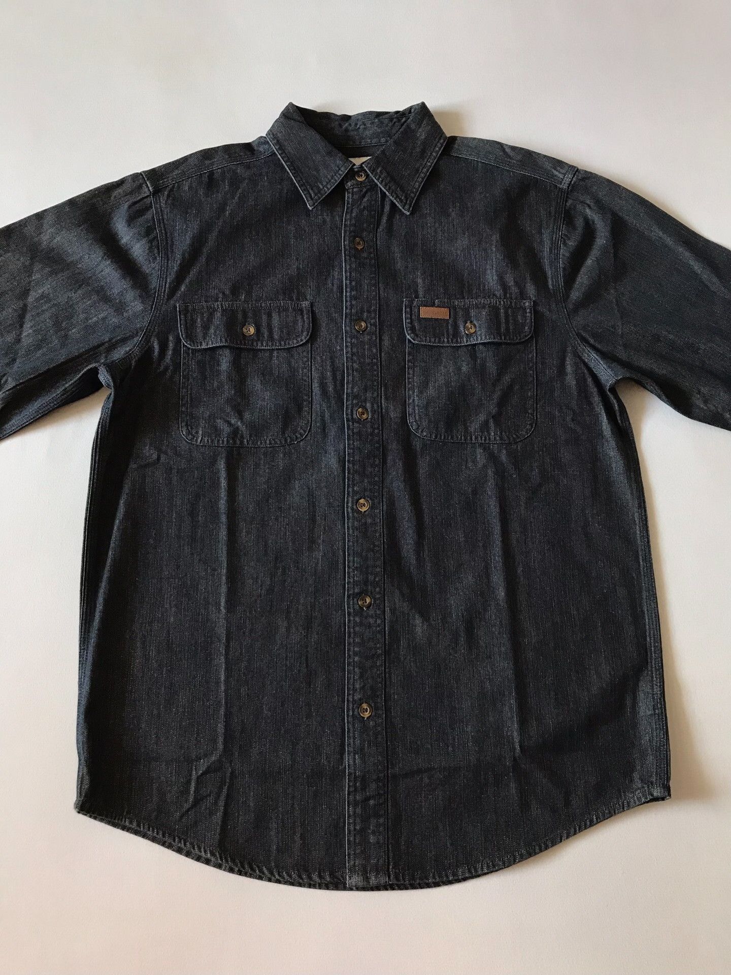 Carhartt Carhartt 100082 Denim Work Shirt Size US M / EU 48-50 / 2 - 3 Thumbnail