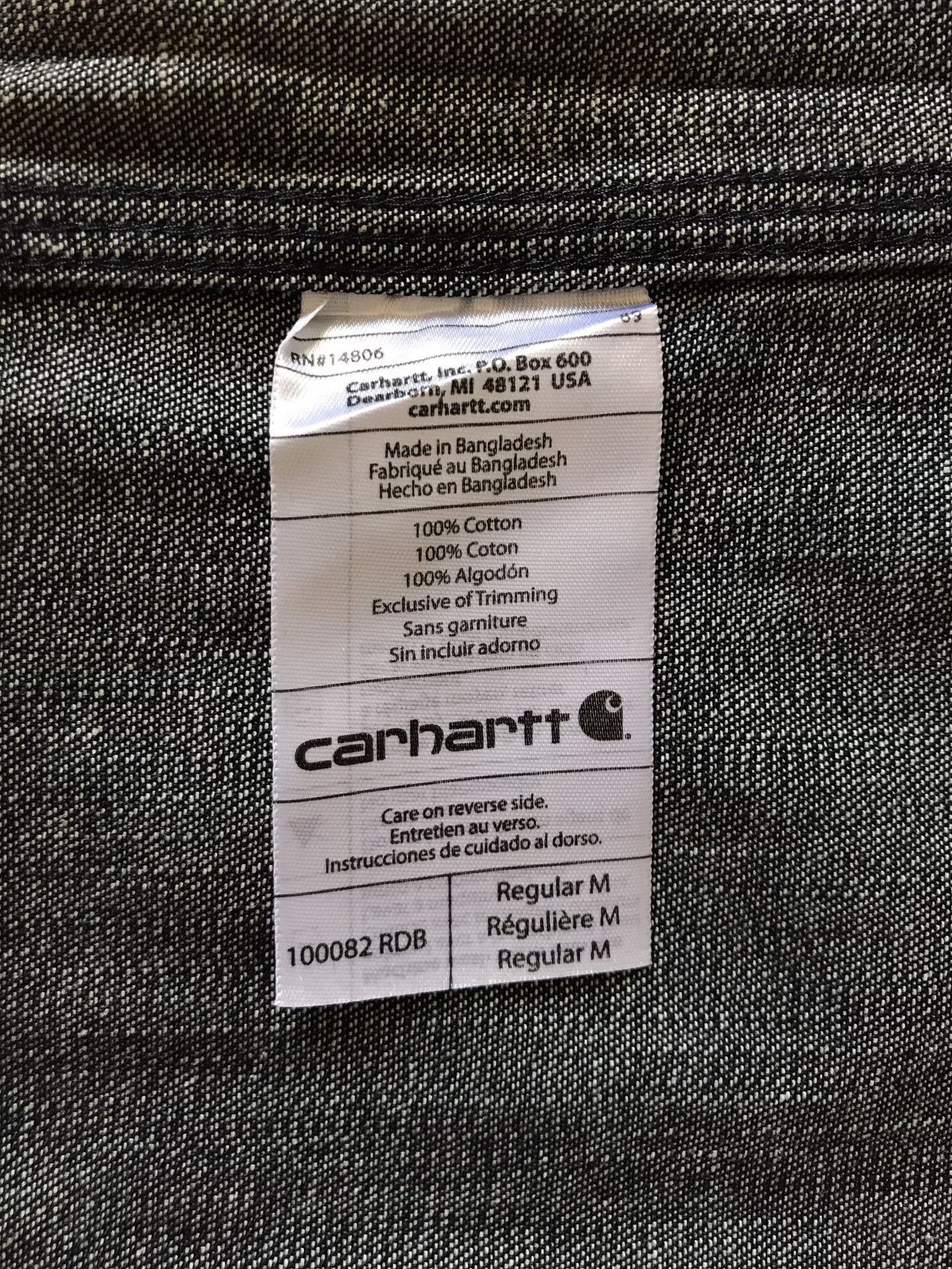 Carhartt Carhartt 100082 Denim Work Shirt Size US M / EU 48-50 / 2 - 8 Thumbnail