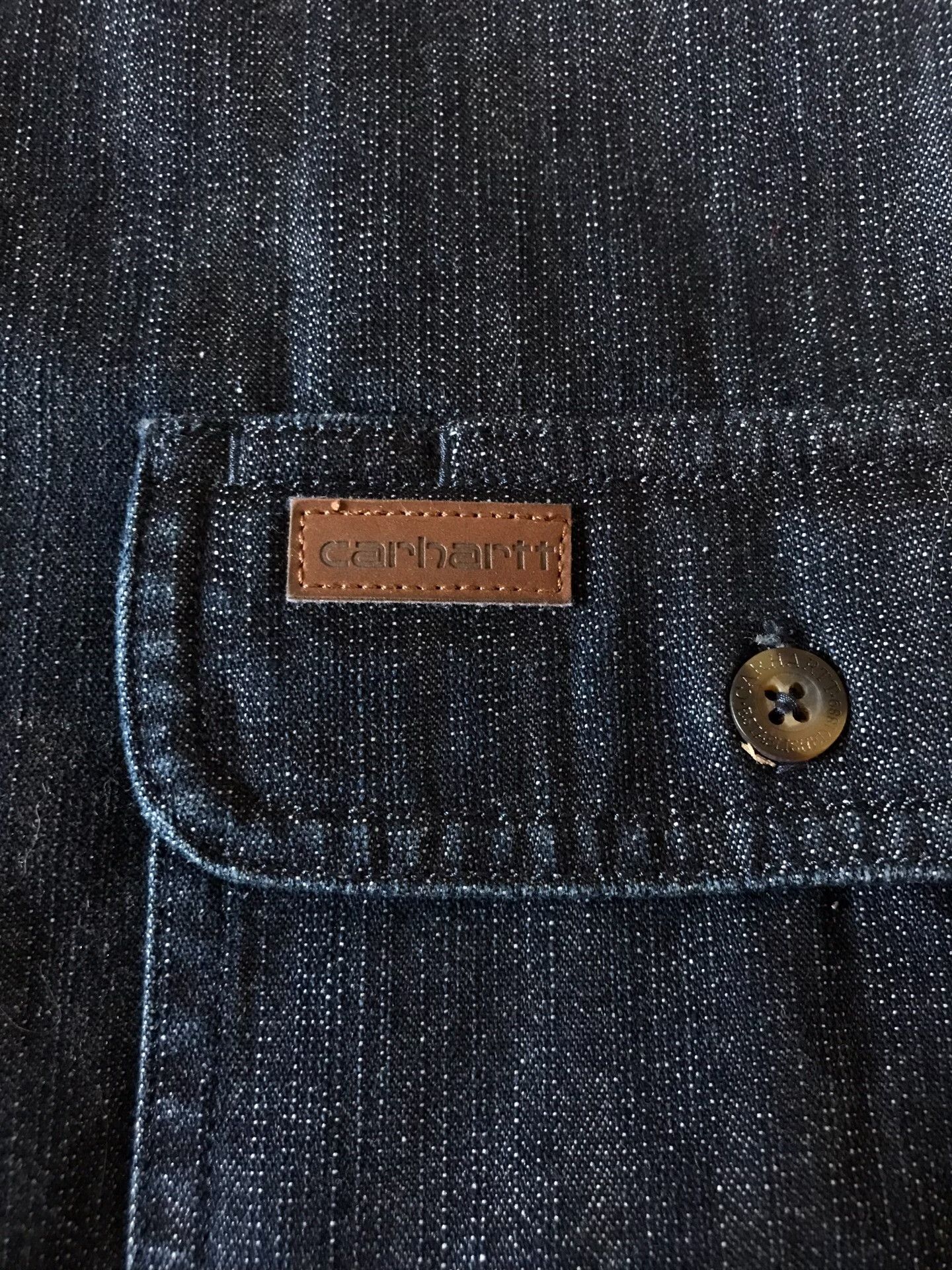 Carhartt Carhartt 100082 Denim Work Shirt Size US M / EU 48-50 / 2 - 6 Thumbnail