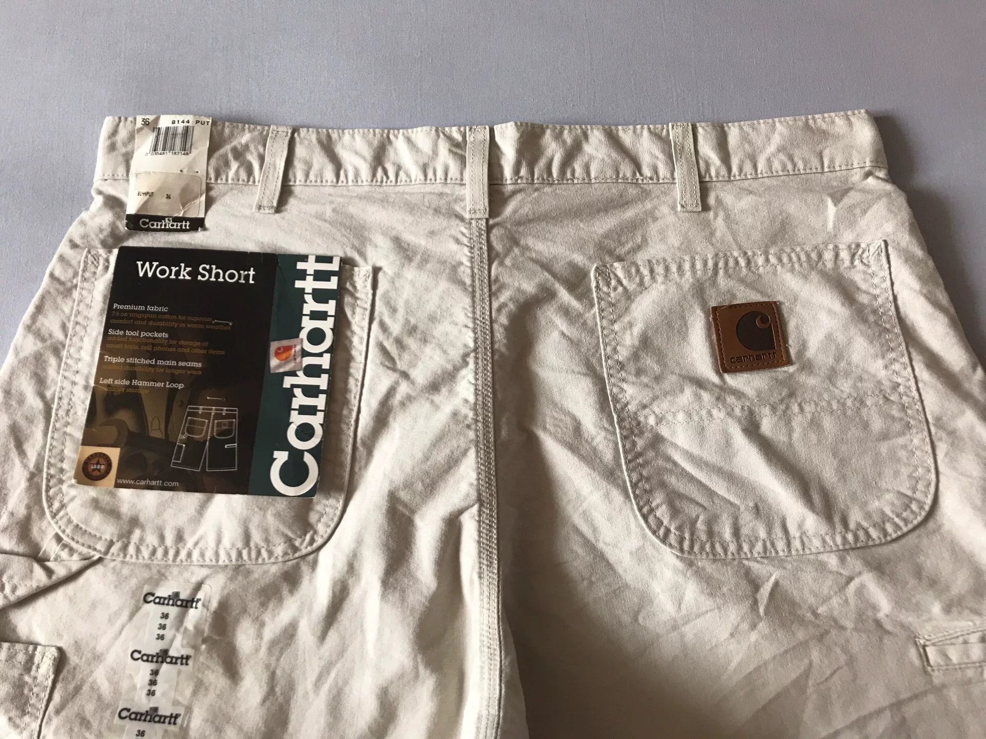 Carhartt Carhartt B144 Canvas Work Short Size US 36 / EU 52 - 3 Thumbnail