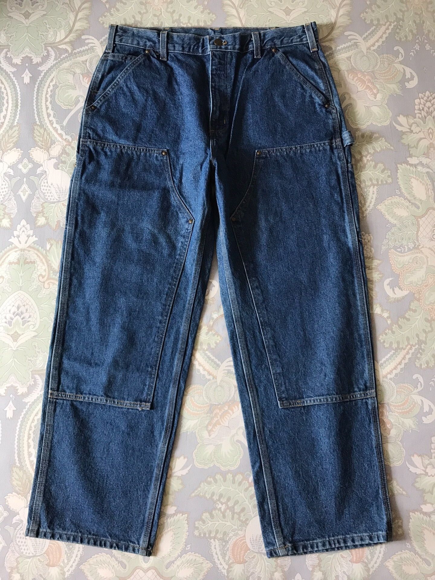 Carhartt Carhartt B73 Double Knee Denim Jeans Size US 36 / EU 52 - 2 Thumbnail