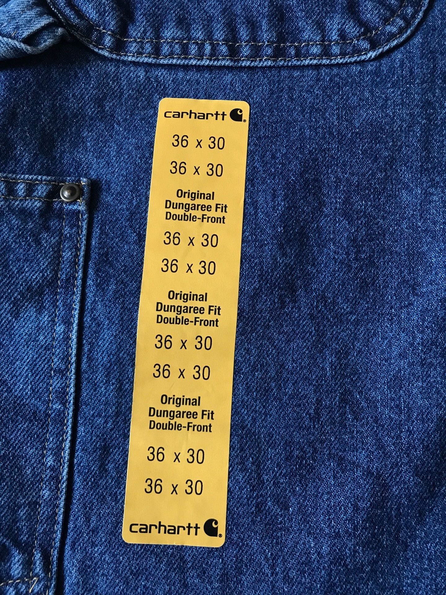 Carhartt Carhartt B73 Double Knee Denim Jeans Size US 36 / EU 52 - 7 Thumbnail