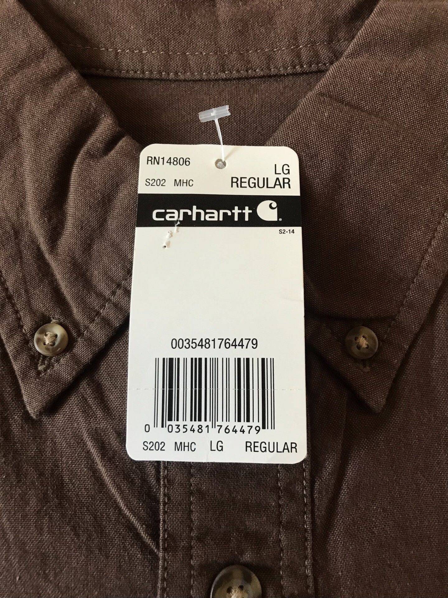 Carhartt Carhartt S202 Oxford Work Shirt Size US L / EU 52-54 / 3 - 8 Thumbnail