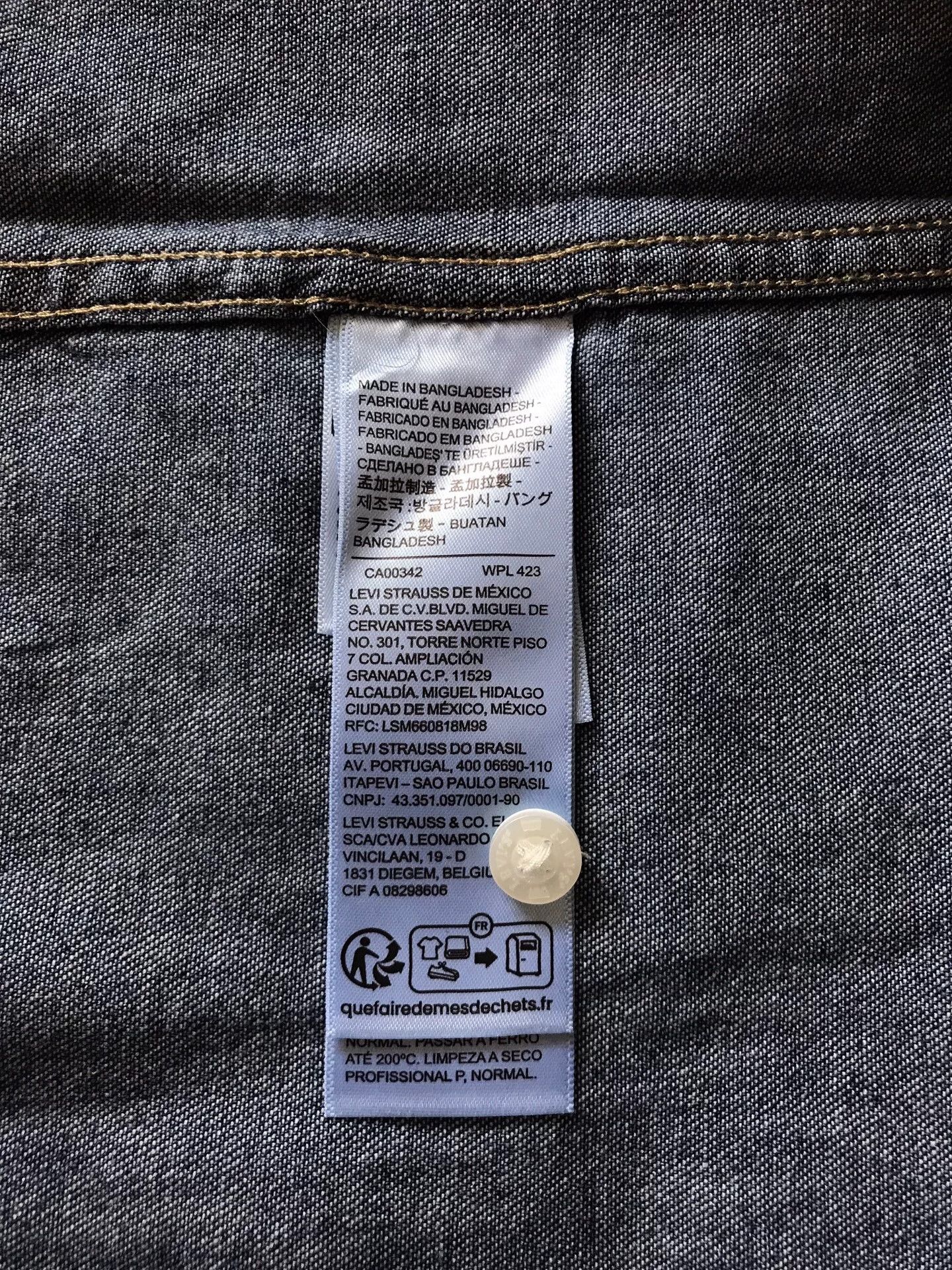 Levi's Levi's Washed Denim Shirt XS Size US XS / EU 42 / 0 - 8 Thumbnail