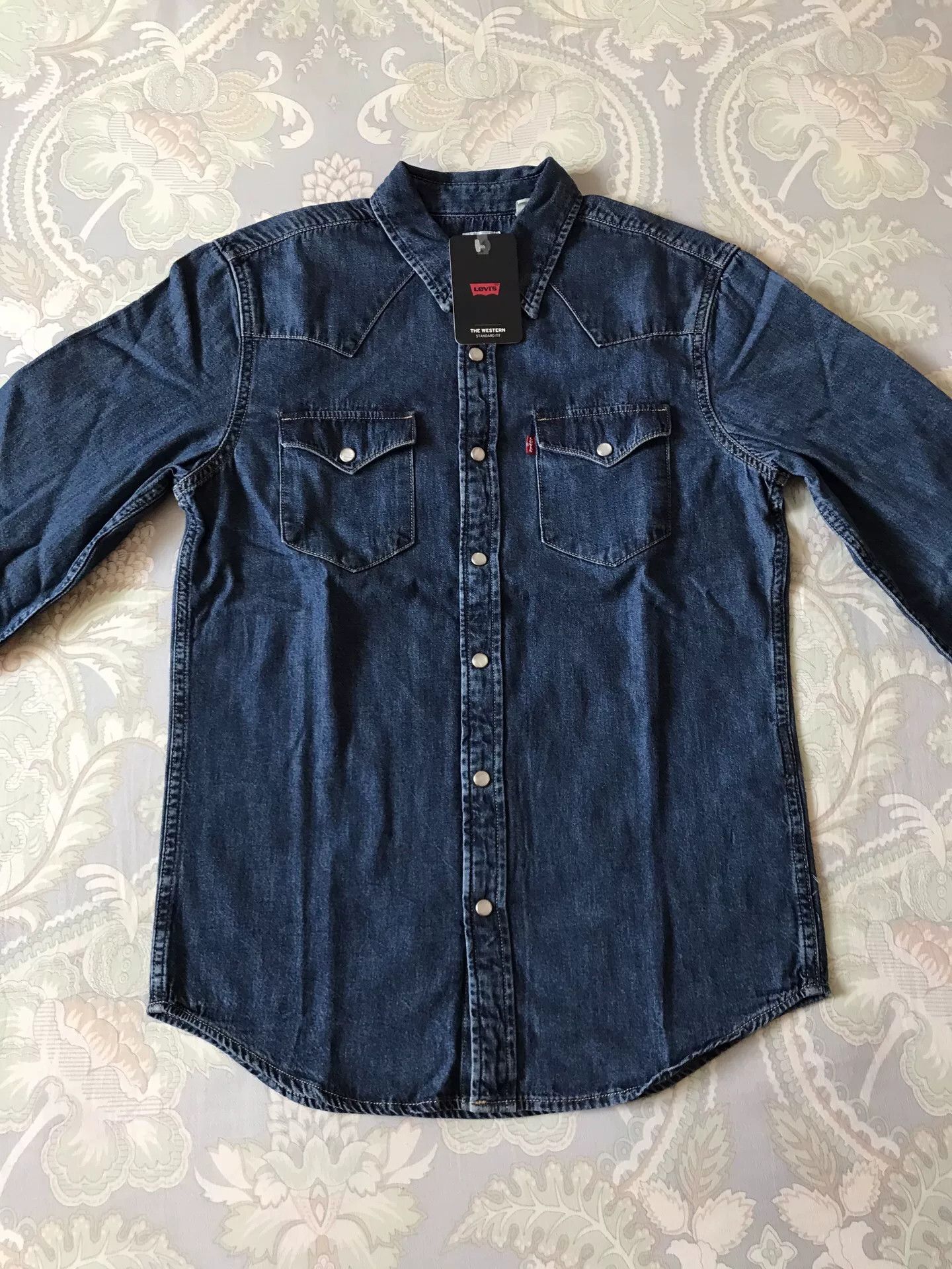 Levi's Levi's Washed Denim Shirt XS Size US XS / EU 42 / 0 - 3 Thumbnail