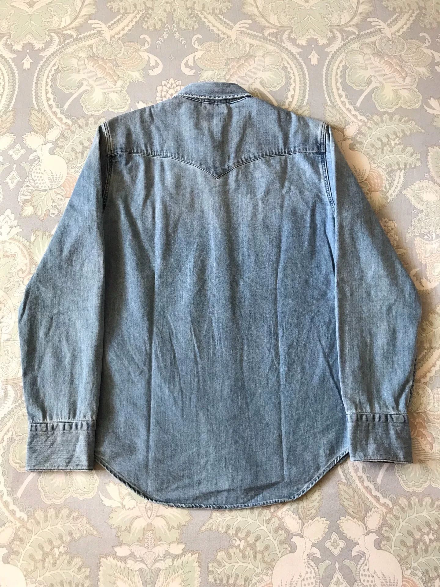 Levi's Levi's Light Blue Washed Denim Shirt Size US S / EU 44-46 / 1 - 2 Thumbnail