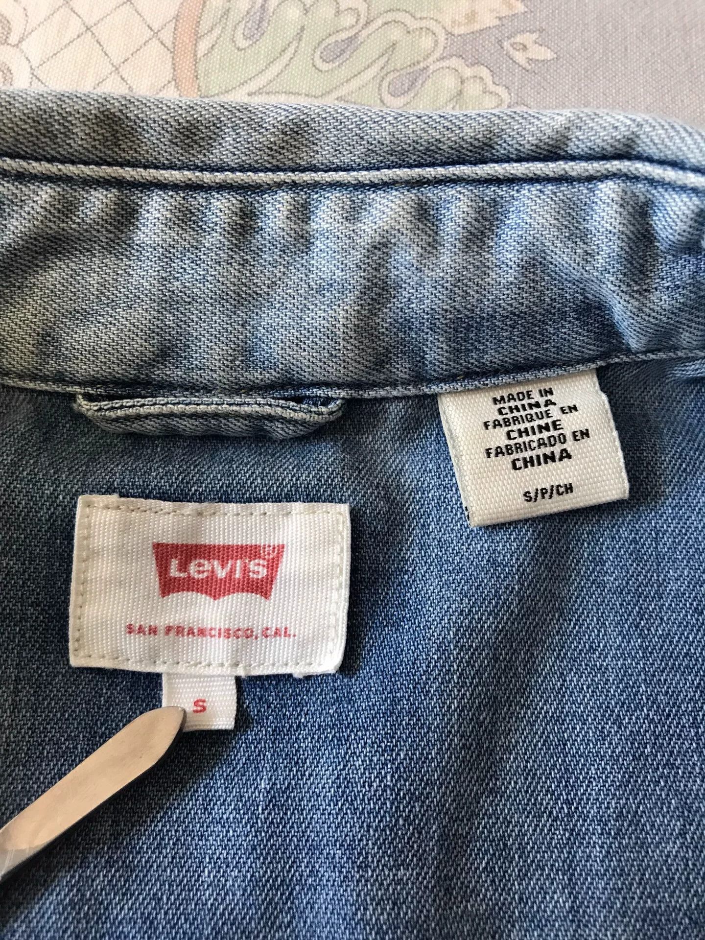 Levi's Levi's Light Blue Washed Denim Shirt Size US S / EU 44-46 / 1 - 6 Thumbnail