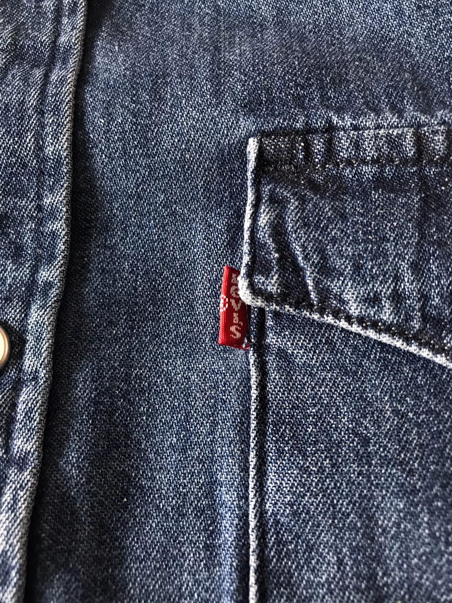 Levi's Levi's 85745-0073 Washed Denim Shirt Size US L / EU 52-54 / 3 - 5 Thumbnail
