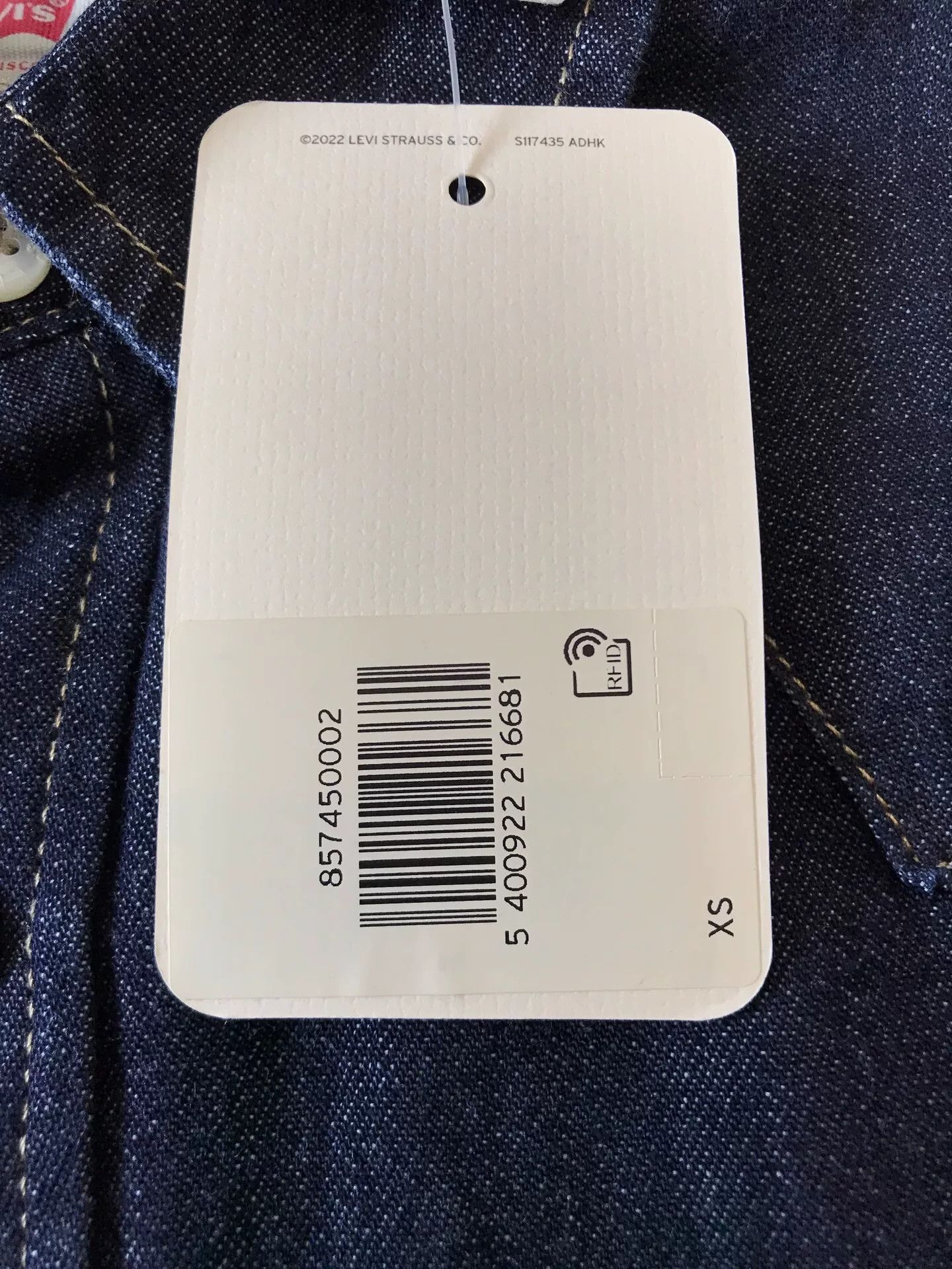 Levi's Levi's 85745-0002 Denim Shirt XS Size US XS / EU 42 / 0 - 7 Thumbnail