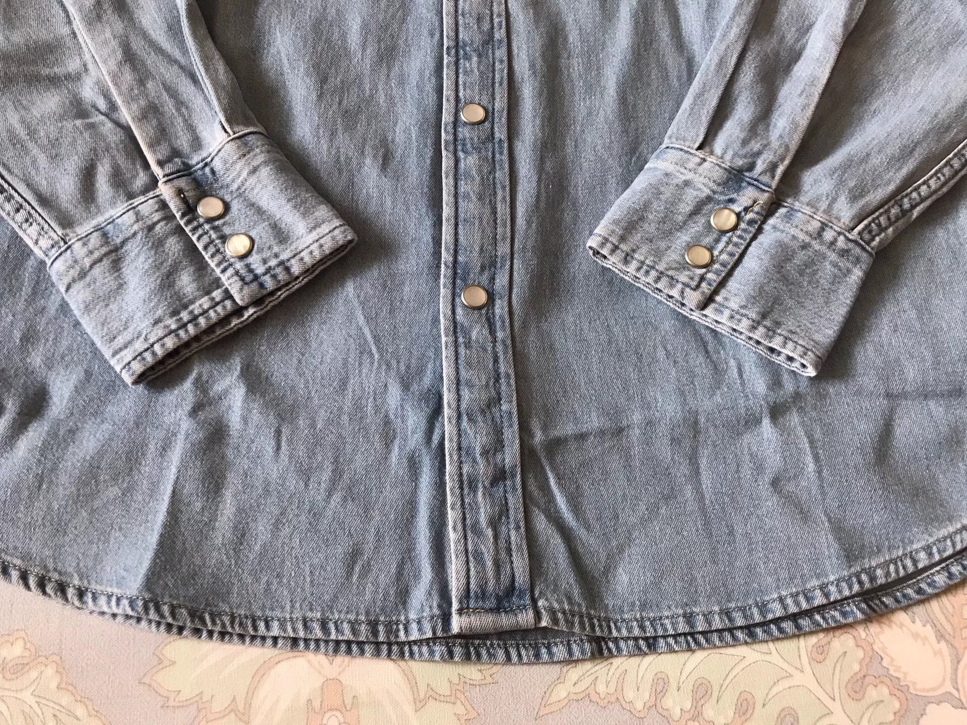 Levi's Levi's Western Denim Shirt 85745-0074 Size US L / EU 52-54 / 3 - 4 Thumbnail
