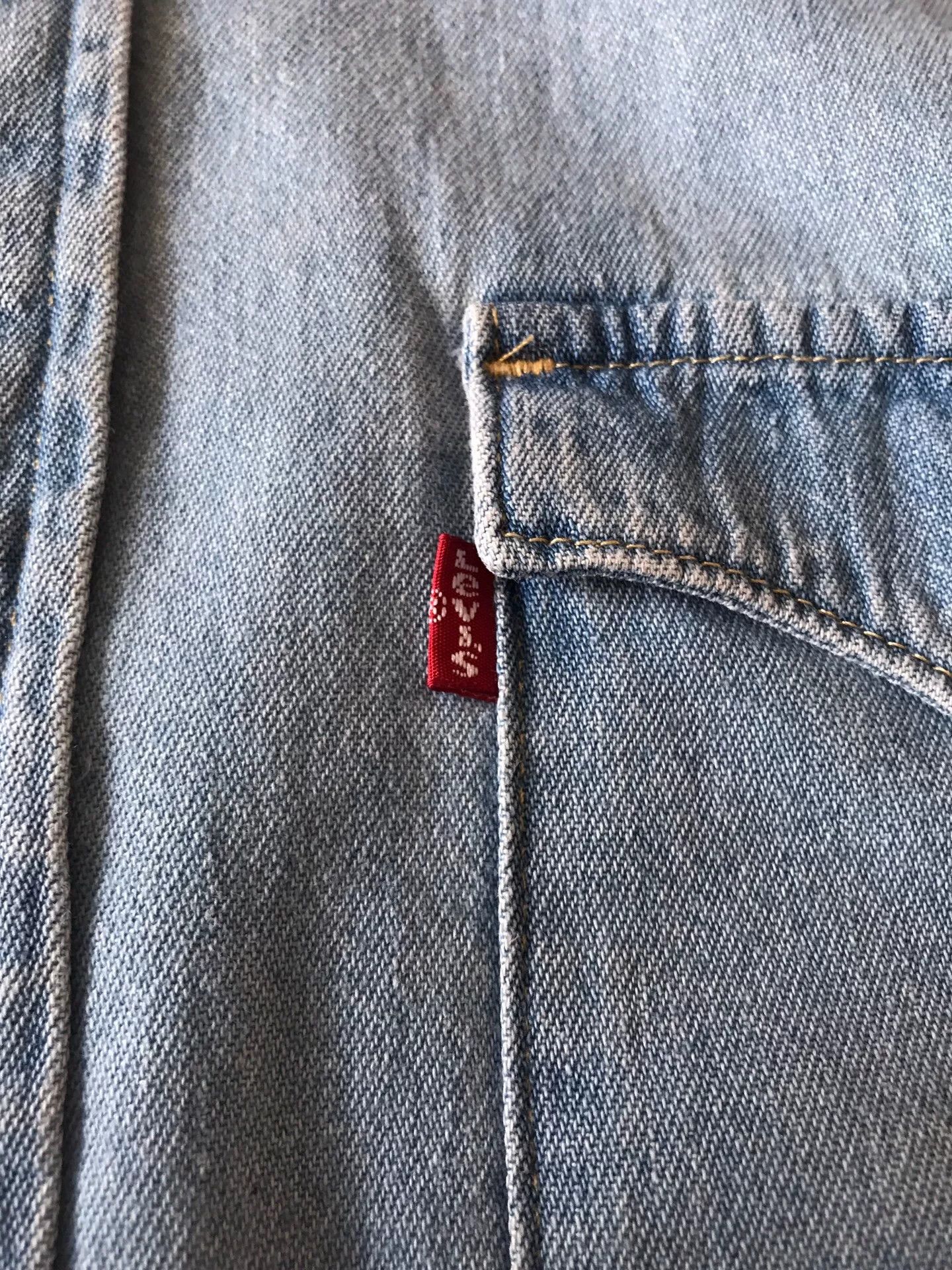 Levi's Levi's Western Denim Shirt 85745-0074 Size US L / EU 52-54 / 3 - 5 Thumbnail