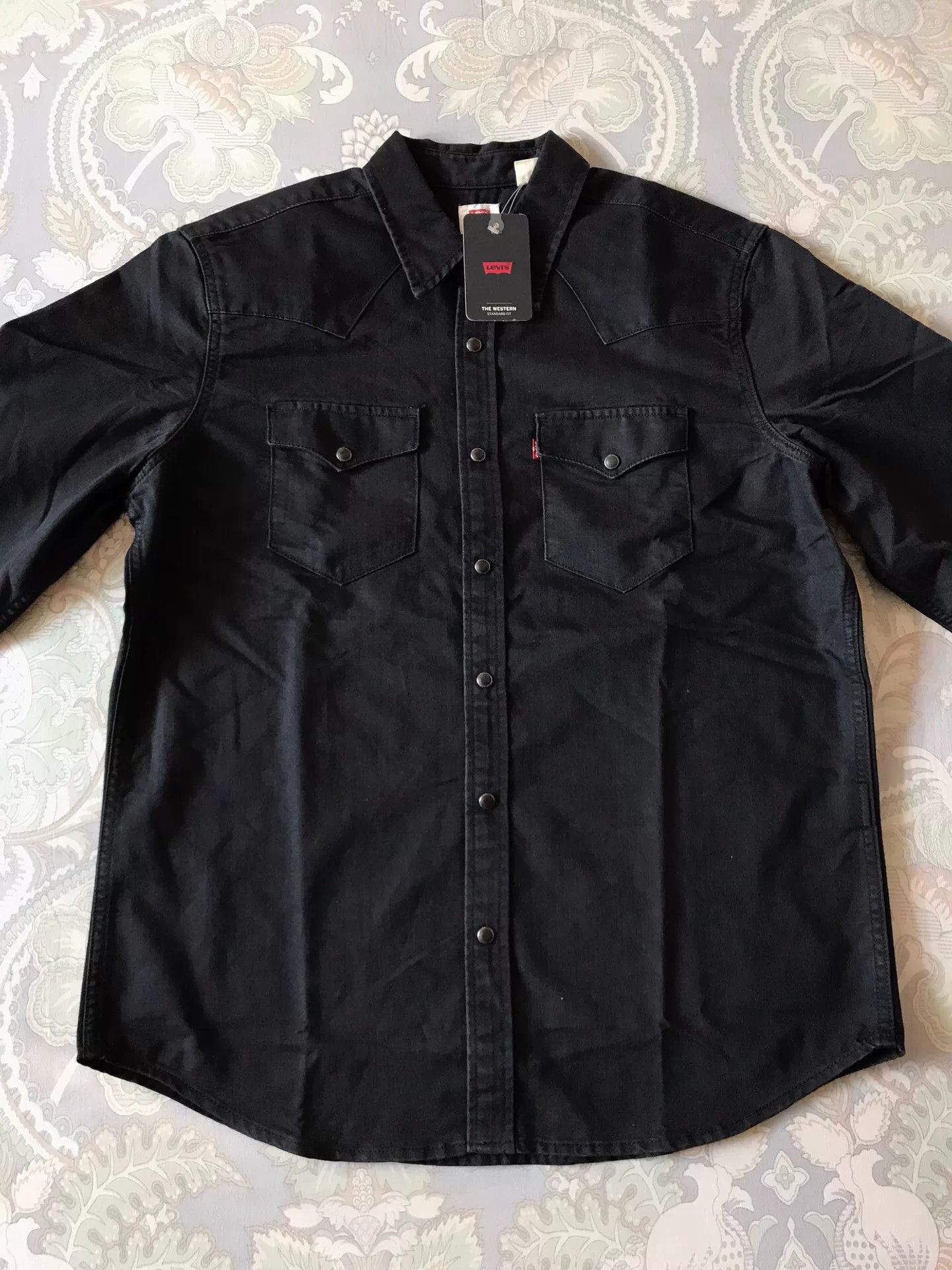 Levi's Levi's Western Denim Shirt 85745-0000 Size US L / EU 52-54 / 3 - 3 Thumbnail