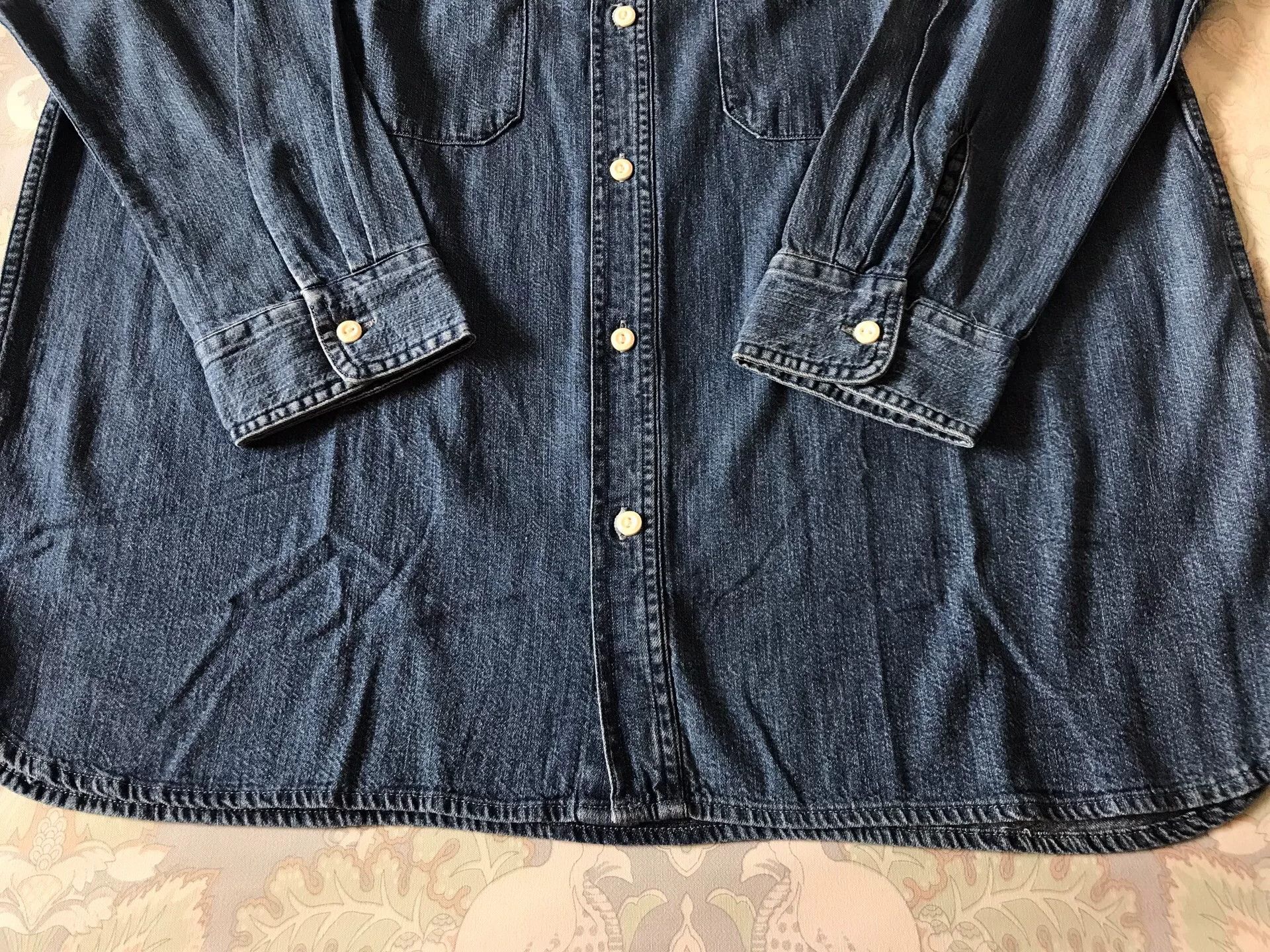 Levi's Levi's 34583-0000 Washed Denim Shirt Size US L / EU 52-54 / 3 - 4 Thumbnail