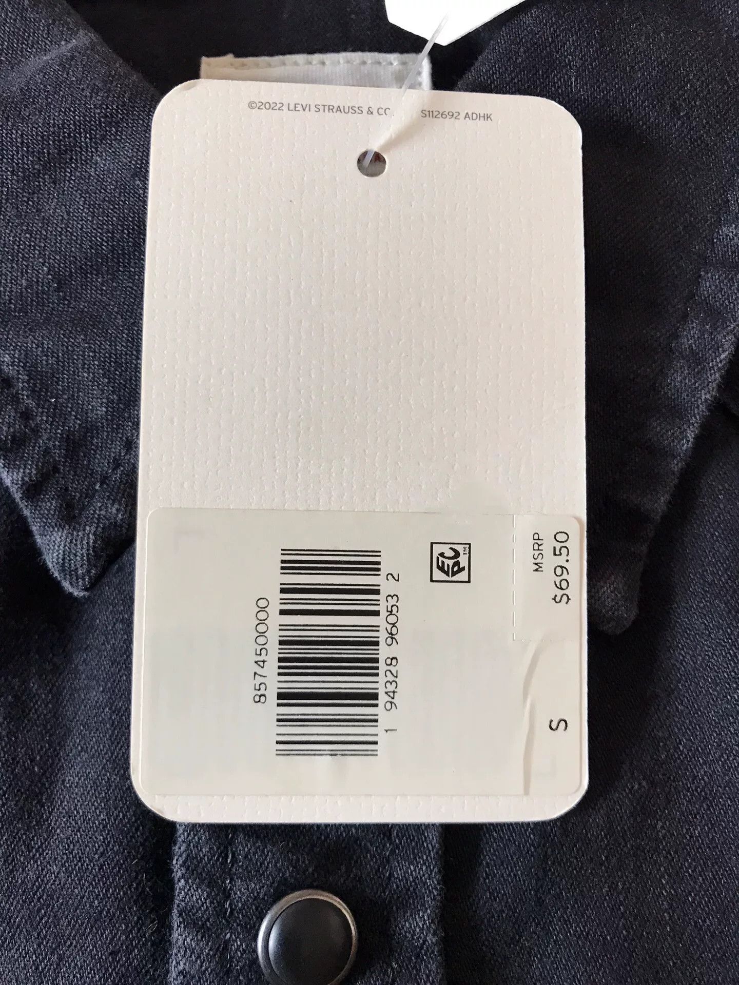 Levi's Levi's Western Denim Shirt 85745-0000 Size US S / EU 44-46 / 1 - 7 Thumbnail