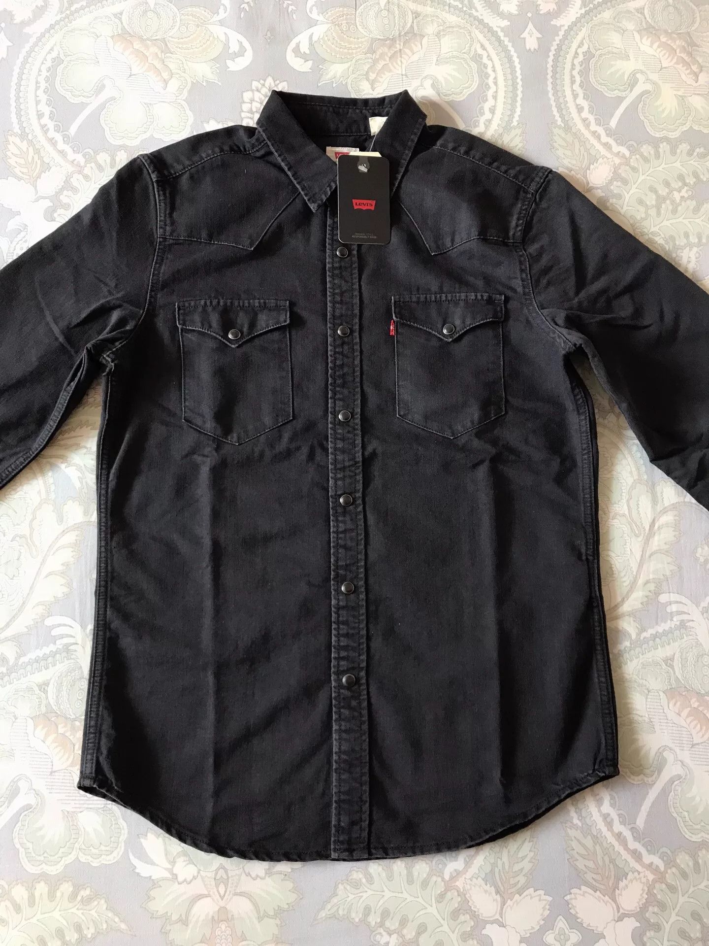 Levi's Levi's Western Denim Shirt 85745-0000 Size US S / EU 44-46 / 1 - 3 Thumbnail