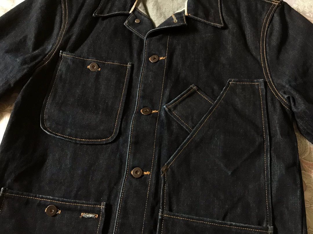Tellason Tellason 16.5oz White Oak Coverall Jacket Size US S / EU 44-46 / 1 - 4 Thumbnail