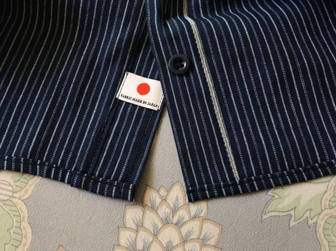 Tellason Tellason Indigo Striped Work Shirt Size US S / EU 44-46 / 1 - 7 Thumbnail