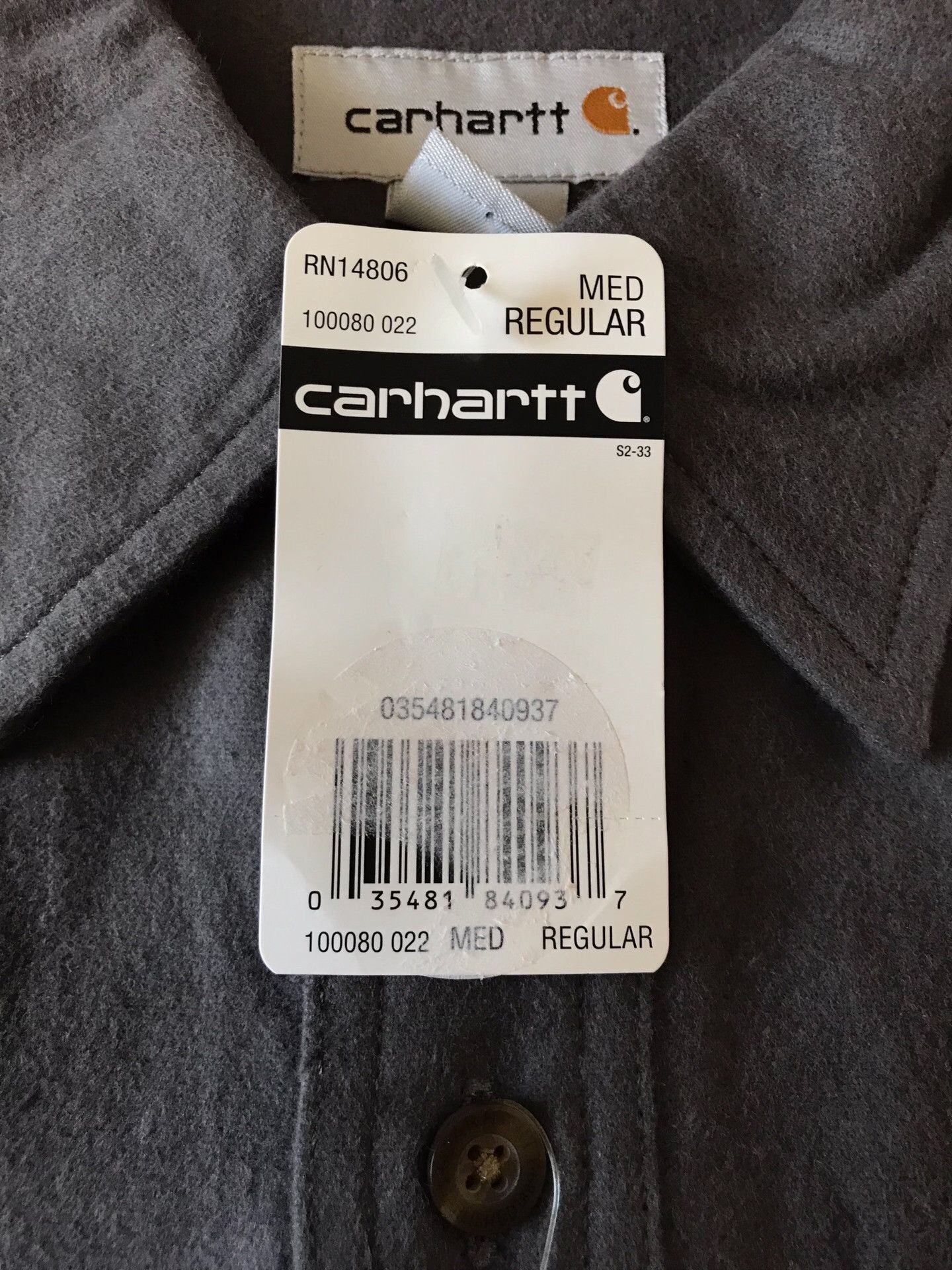 Carhartt Carhartt 100080 022 Flannel Work Shirt Size US M / EU 48-50 / 2 - 8 Thumbnail