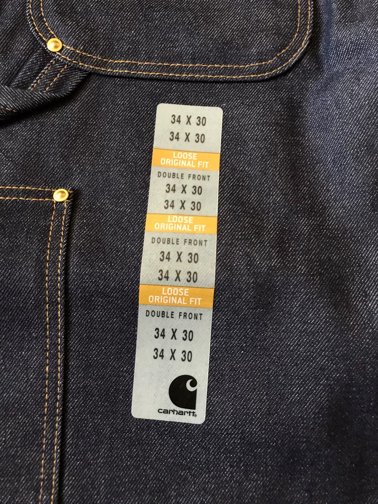 Carhartt Carhartt B07 Raw Denim Double Knee Jeans W34L30 Size US 34 / EU 50 - 7 Thumbnail