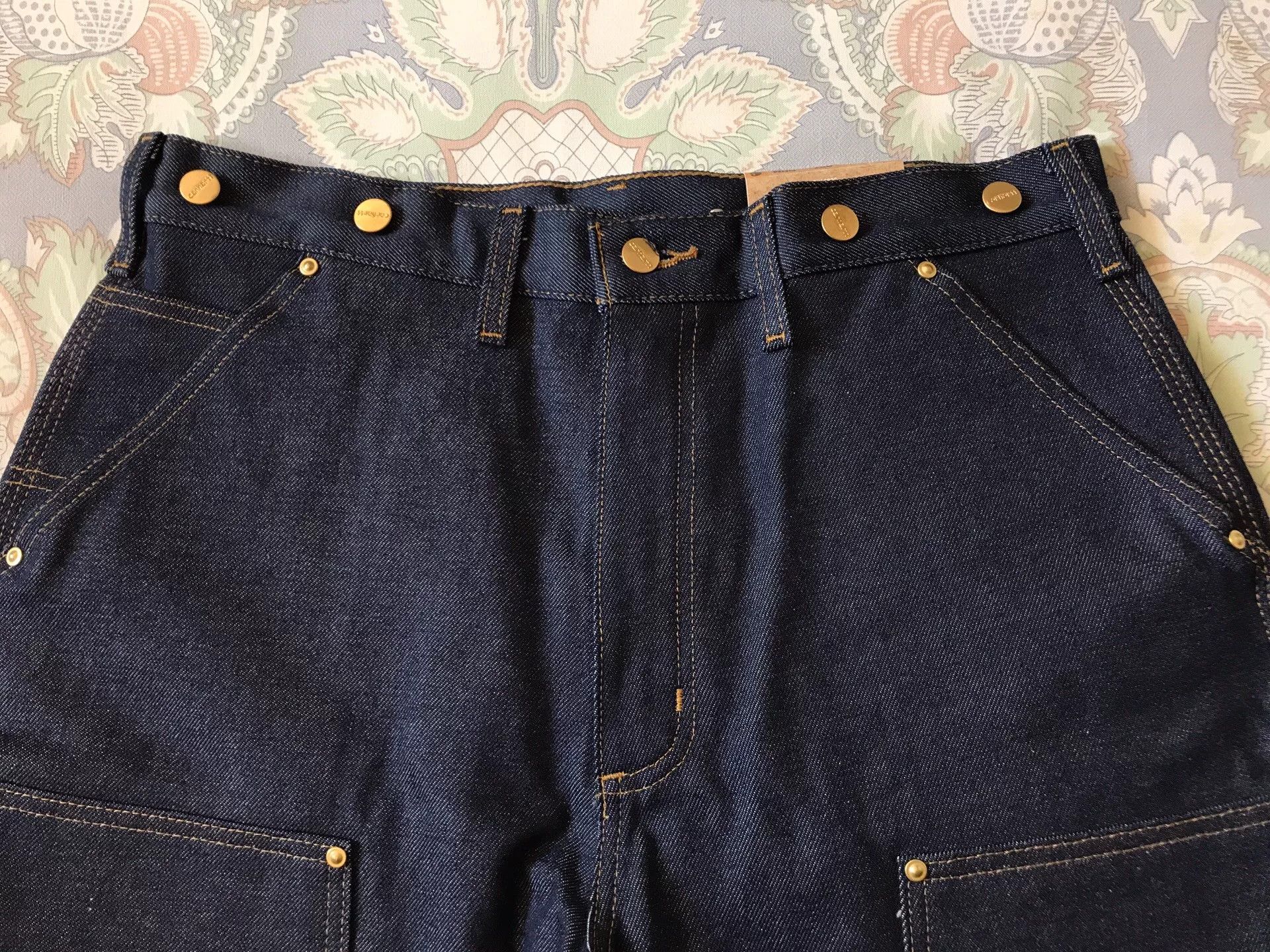 Carhartt Carhartt B07 Raw Denim Double Knee Jeans W34L30 Size US 34 / EU 50 - 4 Thumbnail