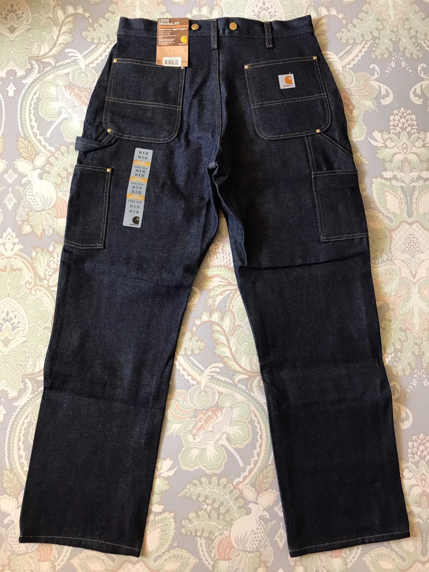 Carhartt Carhartt B07 Raw Denim Double Knee Jeans W34L30 Size US 34 / EU 50 - 3 Thumbnail