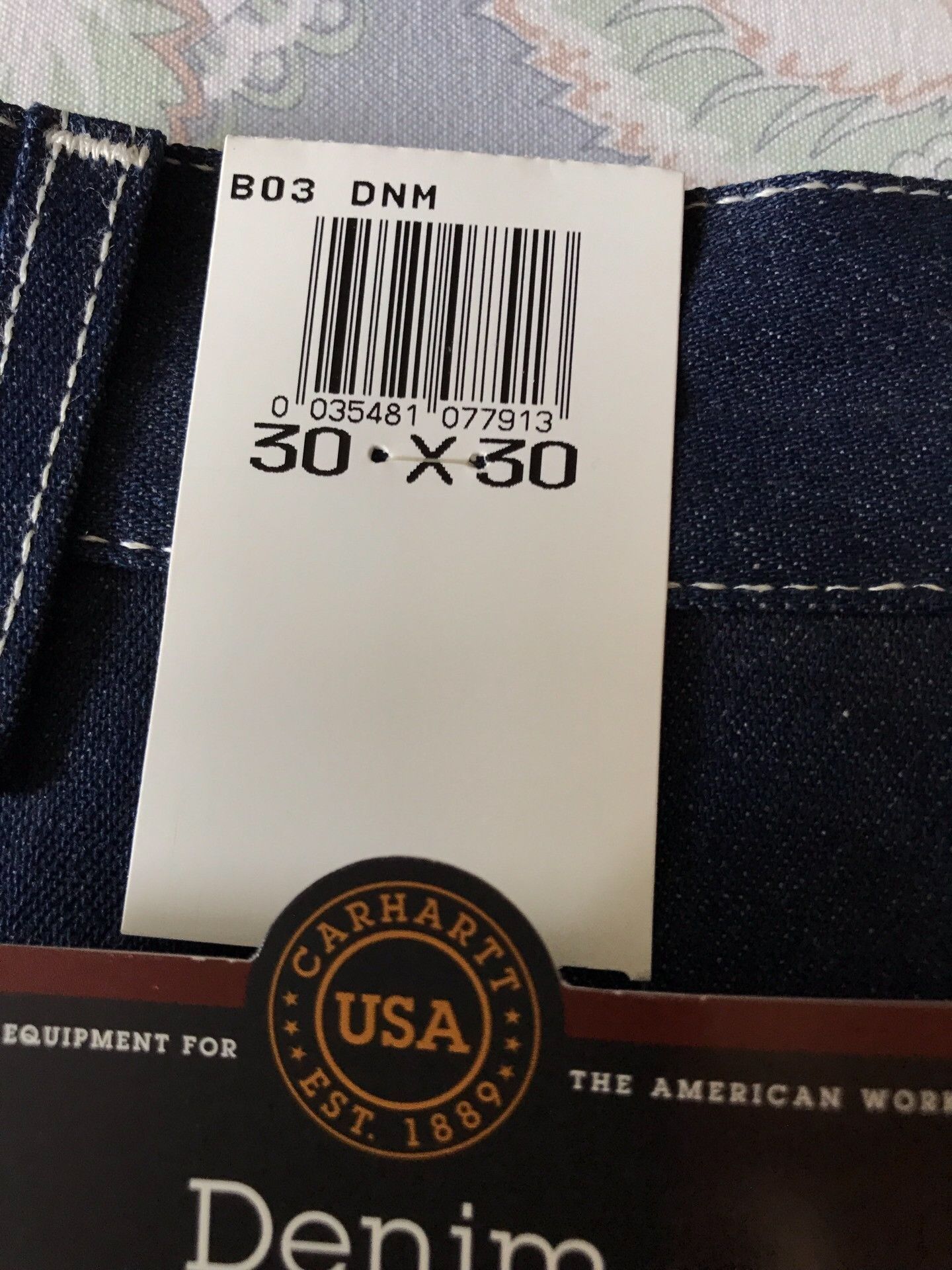 Carhartt Carhartt B03 Raw Denim Jeans W30L30 Size US 30 / EU 46 - 8 Thumbnail