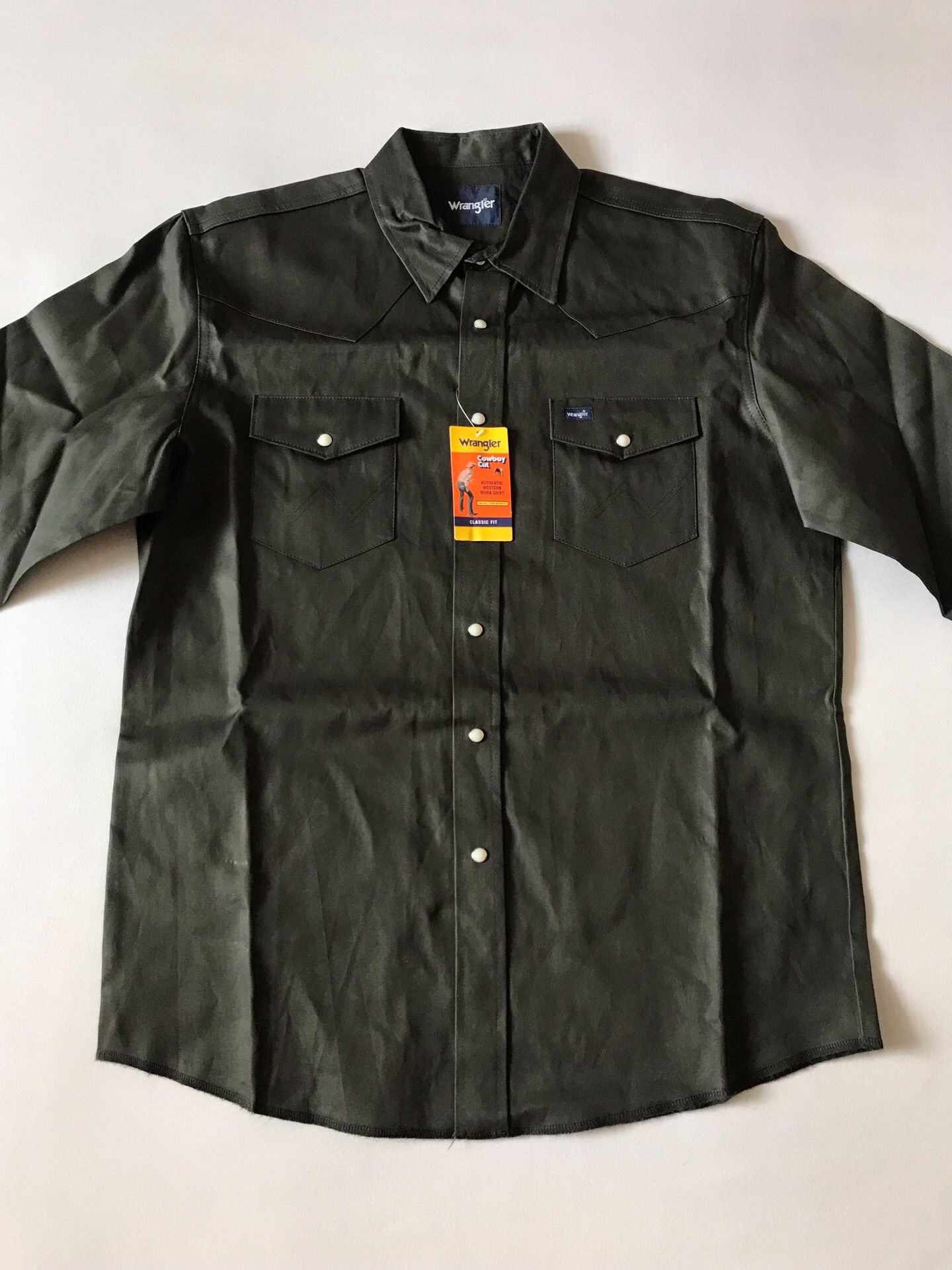 Wrangler Wrangler Western Shirt Green L Size US L / EU 52-54 / 3 - 3 Thumbnail