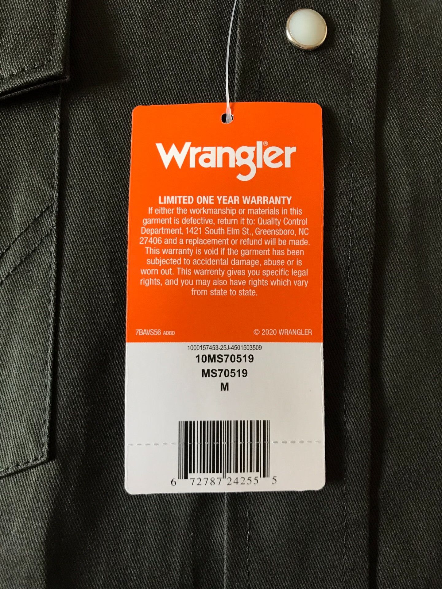 Wrangler Wrangler MS70519 Western Shirt Size US M / EU 48-50 / 2 - 8 Thumbnail
