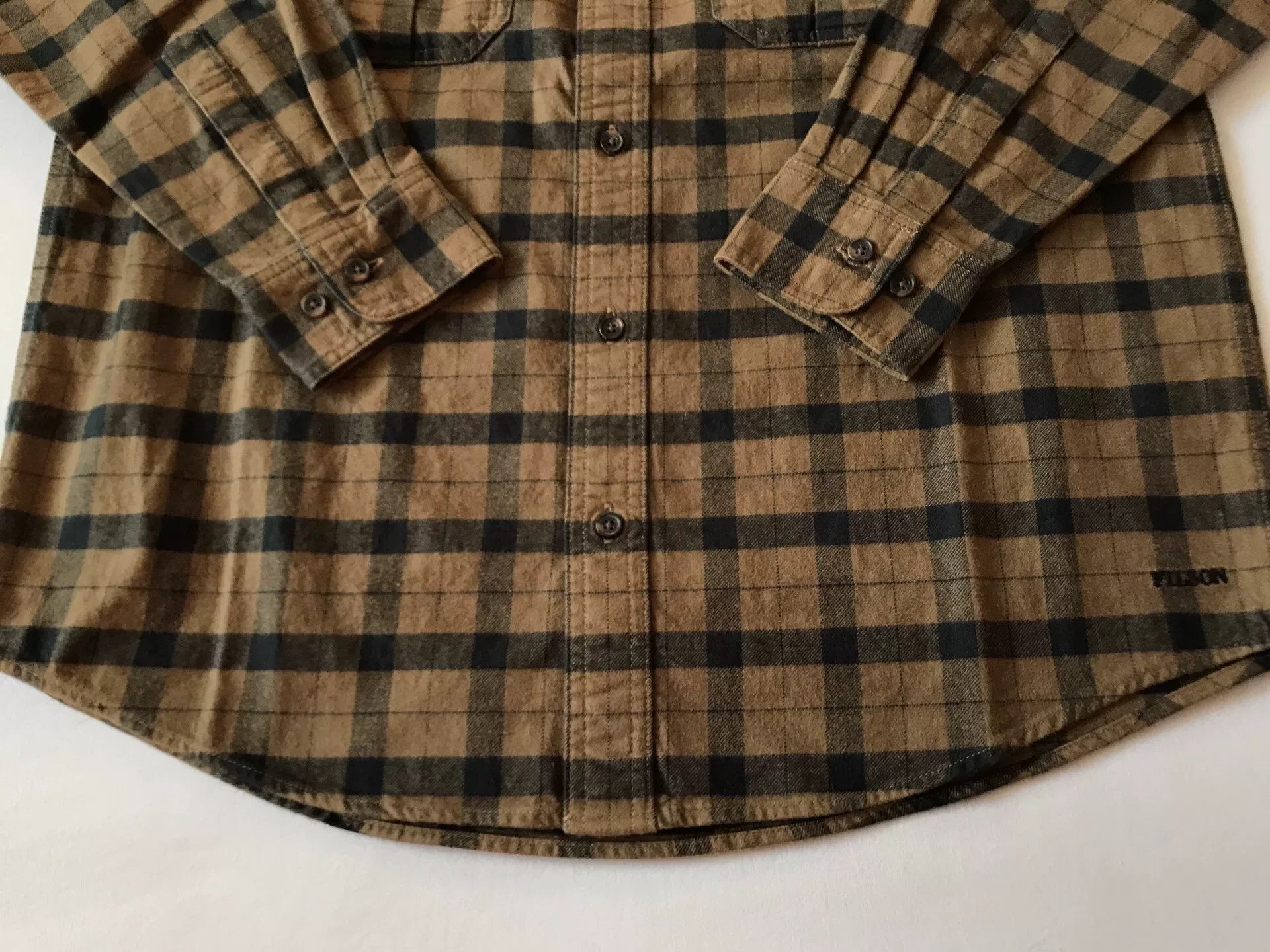 Filson Filson 11012006 Otter Green Flannel Shirt Size US M / EU 48-50 / 2 - 5 Thumbnail