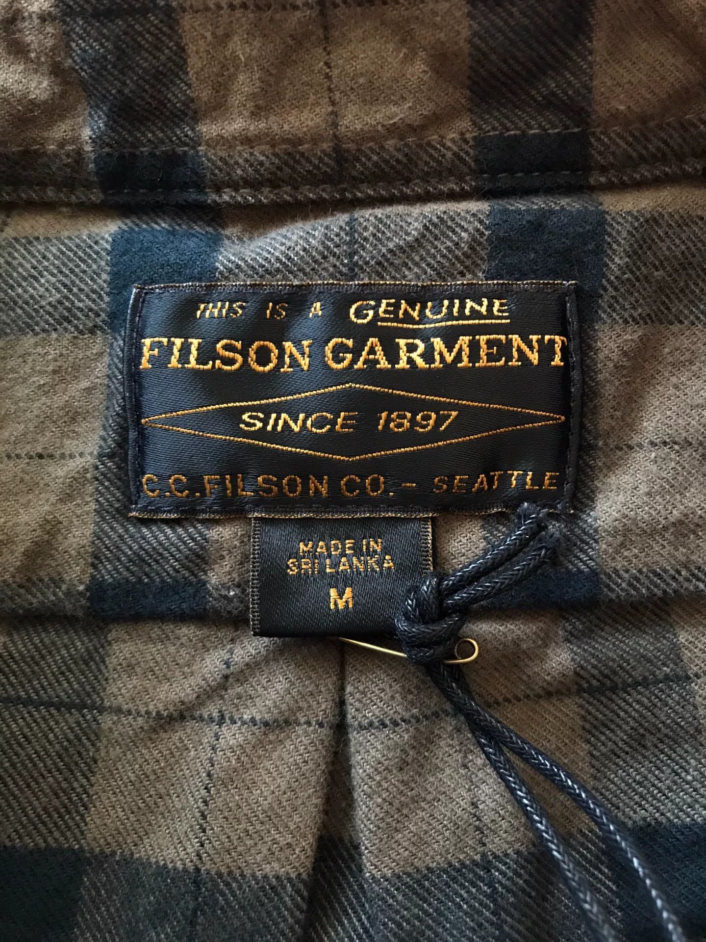 Filson Filson 11012006 Otter Green Flannel Shirt Size US M / EU 48-50 / 2 - 7 Thumbnail