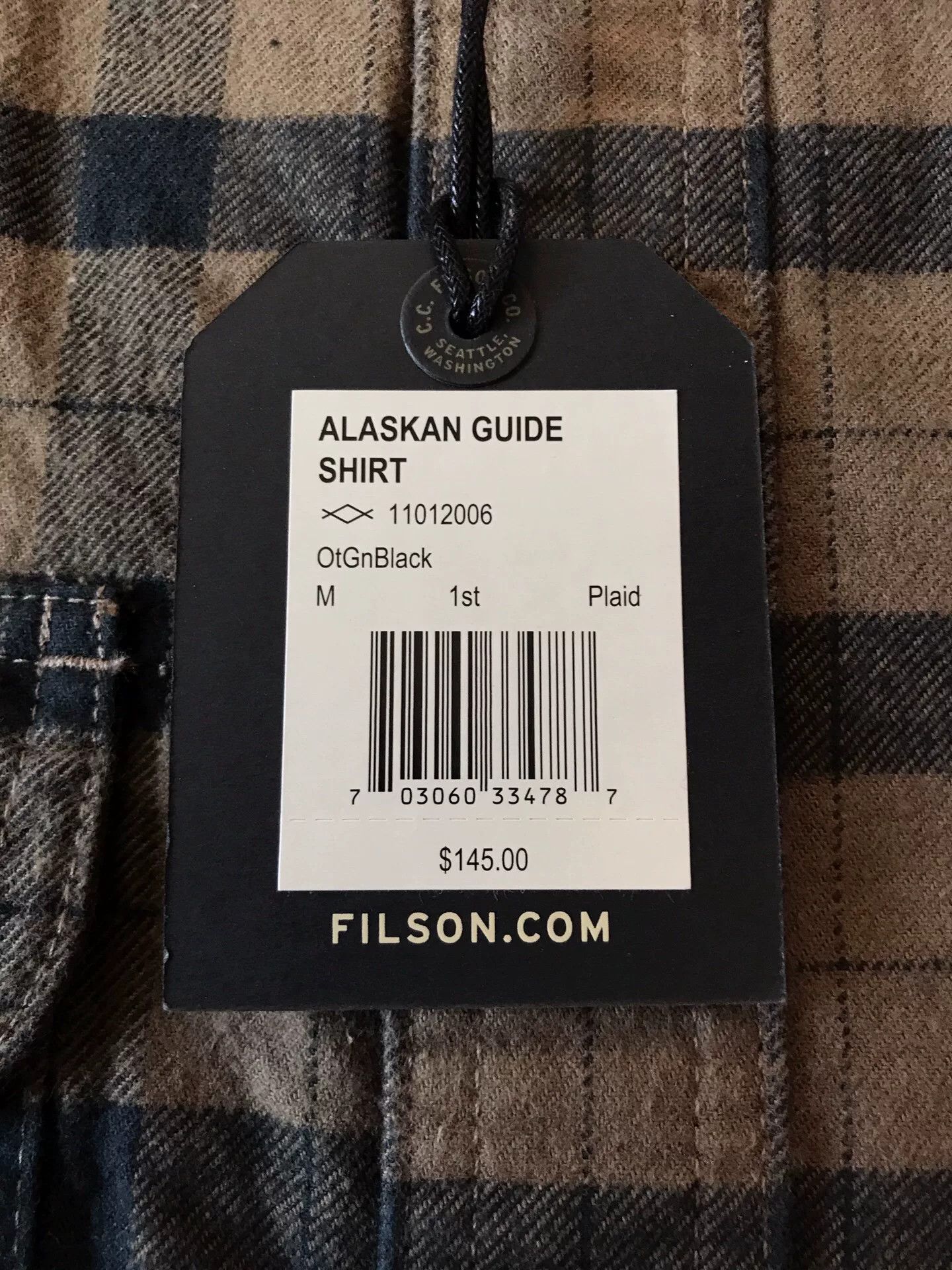 Filson Filson 11012006 Otter Green Flannel Shirt Size US M / EU 48-50 / 2 - 8 Thumbnail