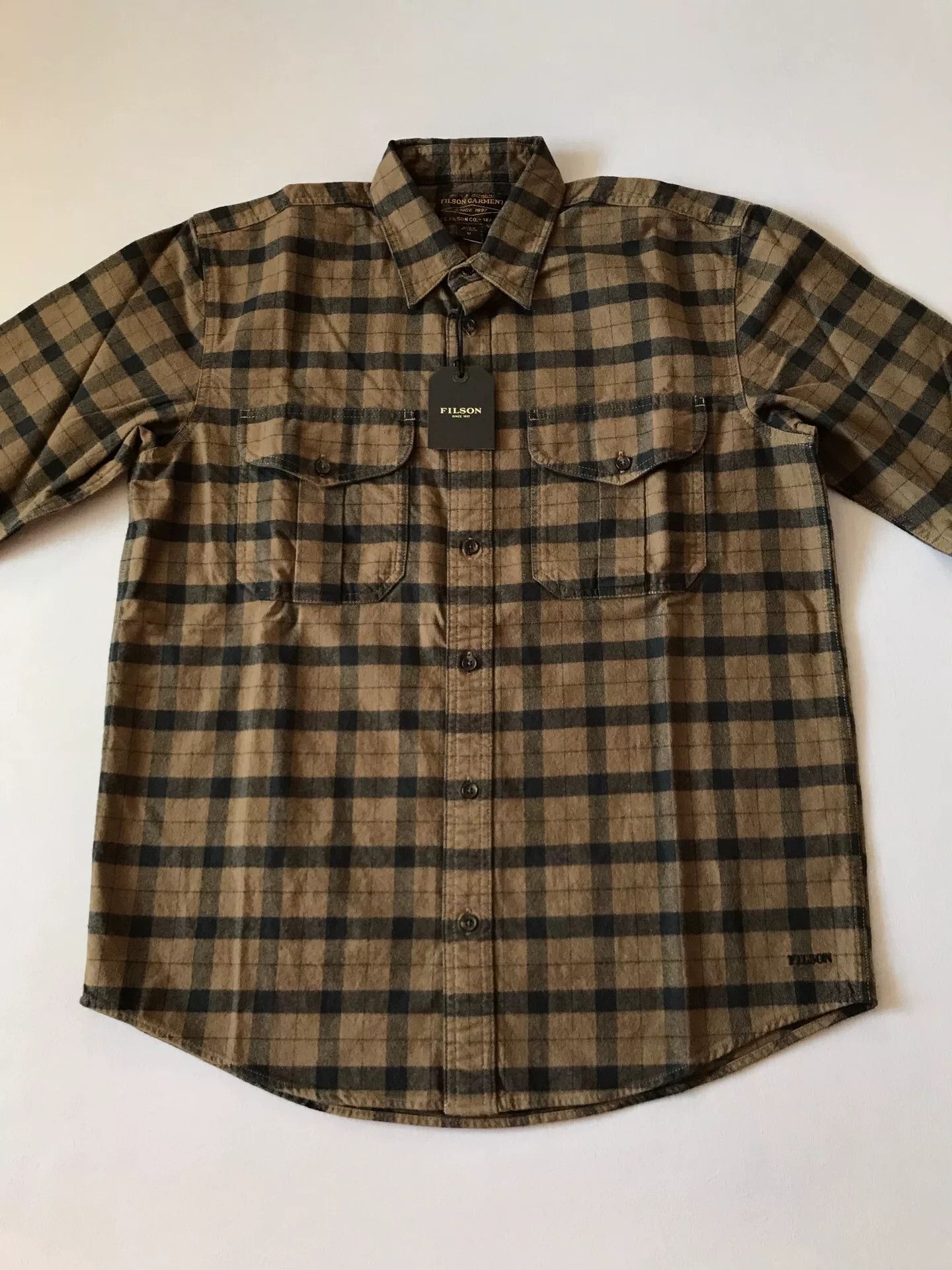 Filson Filson 11012006 Otter Green Flannel Shirt Size US M / EU 48-50 / 2 - 3 Thumbnail