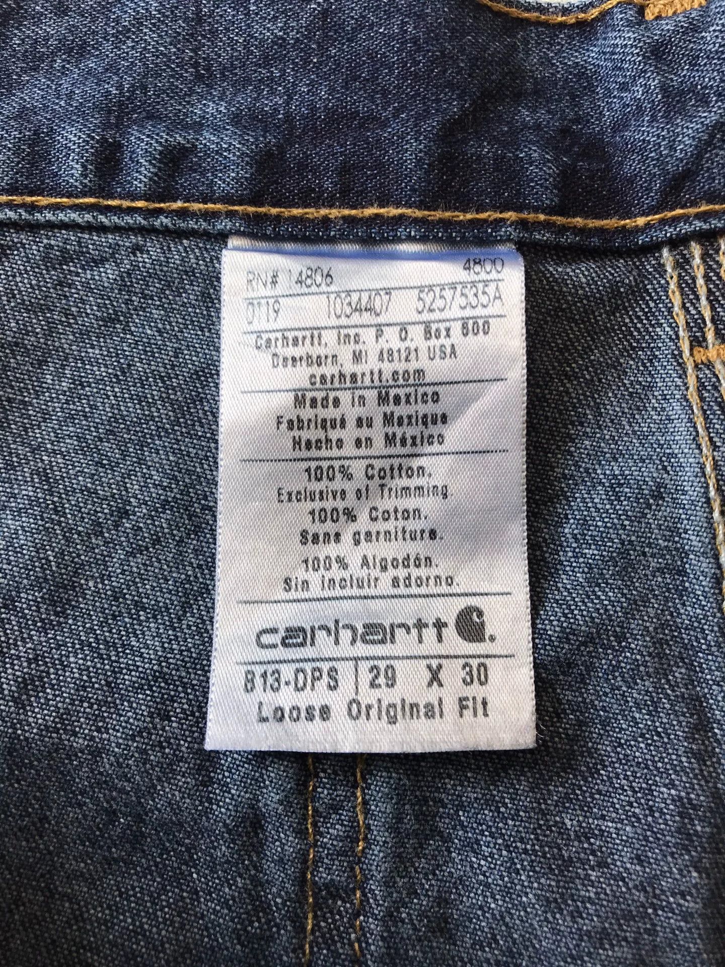 Carhartt Carhartt B13 DPS Jeans W29L30 Size US 29 - 9 Thumbnail