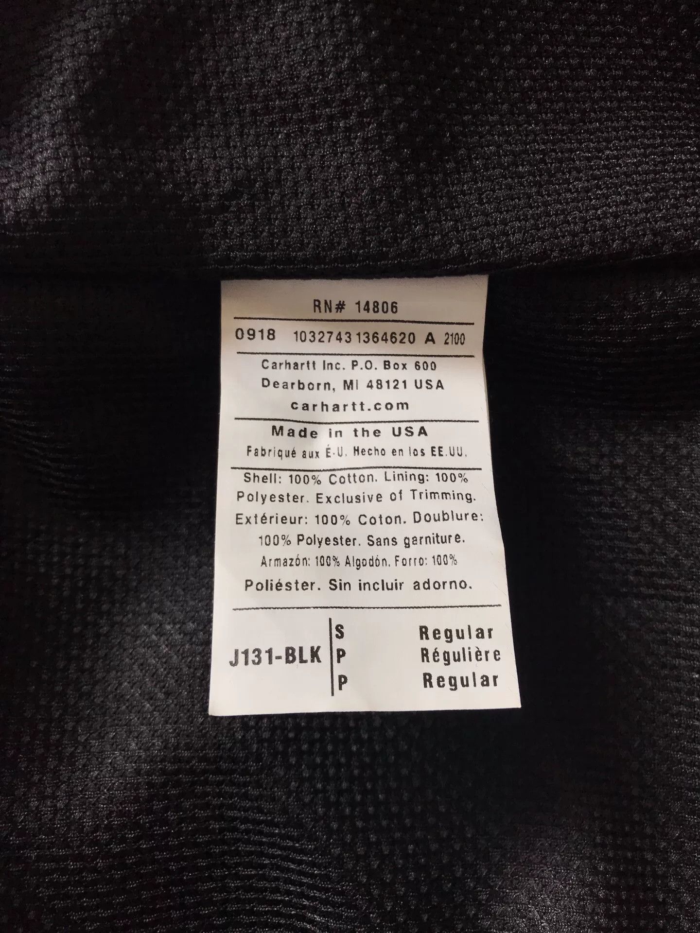 Carhartt Carhartt J131 Black Hooded Work Jacket Size US S / EU 44-46 / 1 - 9 Thumbnail