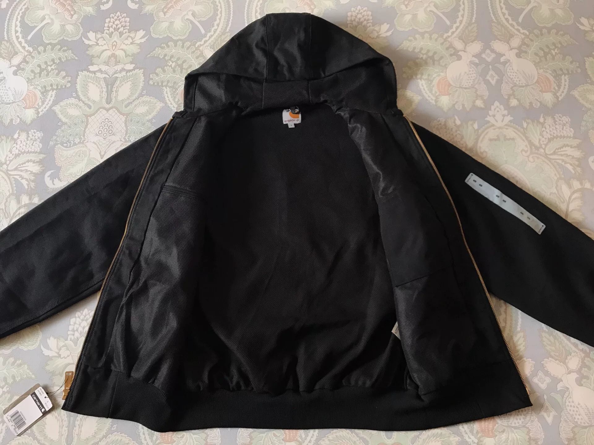 Carhartt Carhartt J131 Black Hooded Work Jacket Size US S / EU 44-46 / 1 - 3 Thumbnail