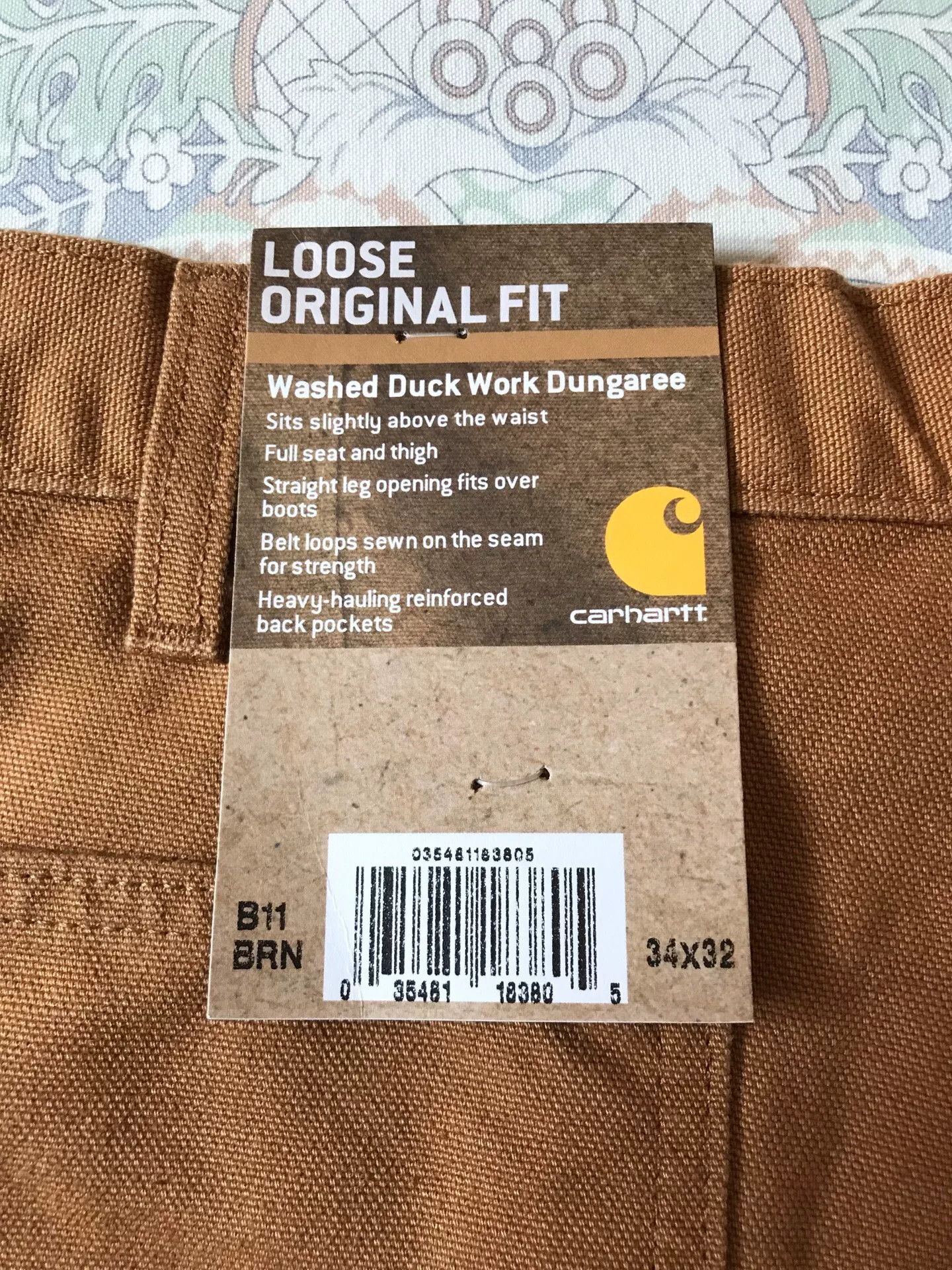 Carhartt Carhartt B11 Brown W34L32 Work Pants Size US 34 / EU 50 - 8 Thumbnail