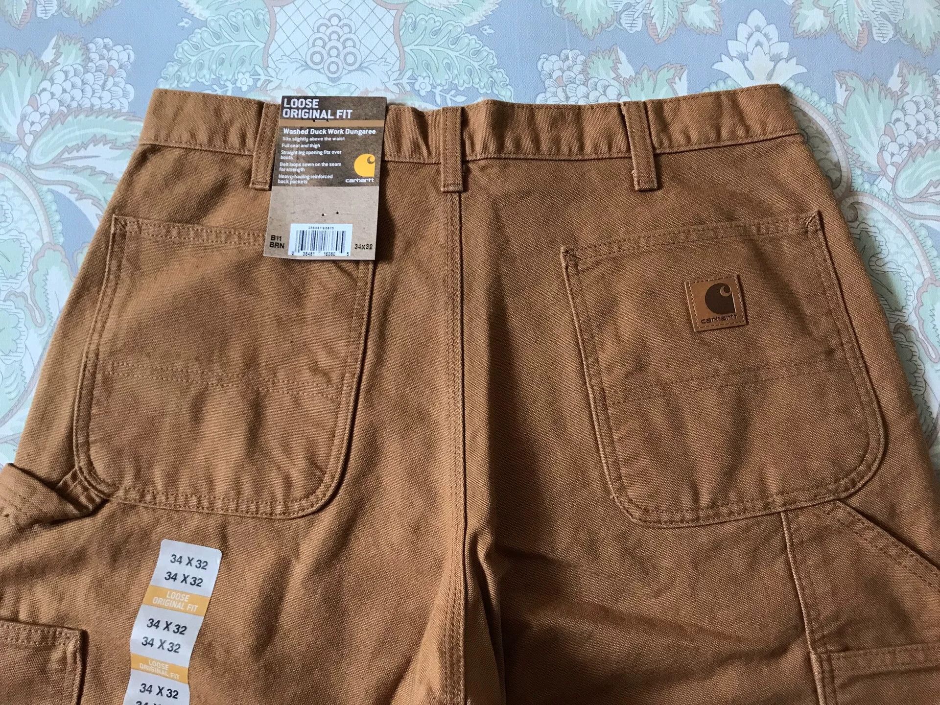 Carhartt Carhartt B11 Brown W34L32 Work Pants Size US 34 / EU 50 - 5 Thumbnail